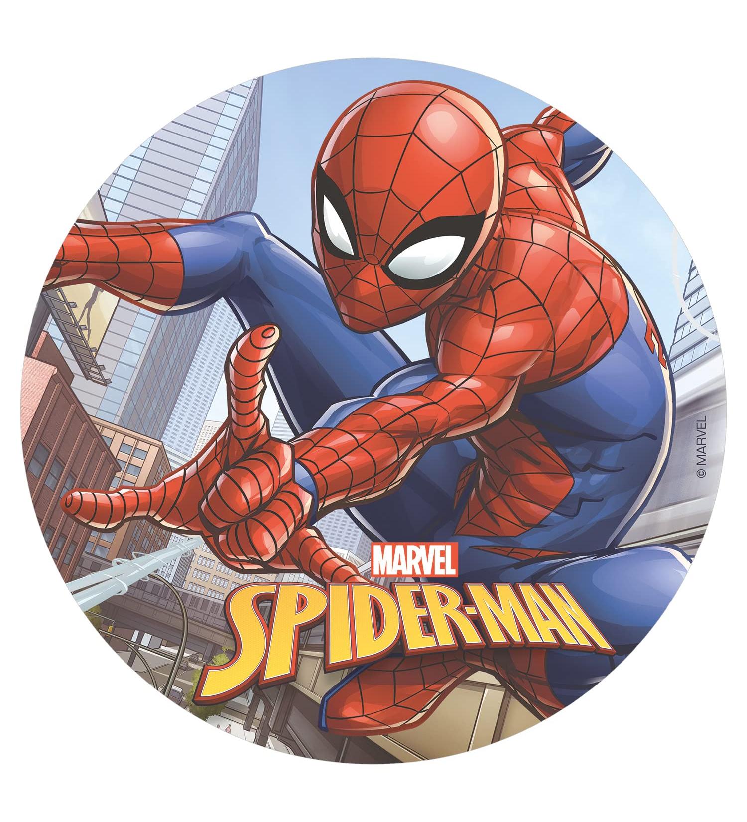 Buy Dekora Spiderman Cake Topper - 20 cm Edible Rice Paper for International Shipping | Perfect for Birthday Parties - Buy Online on GoSupps.com