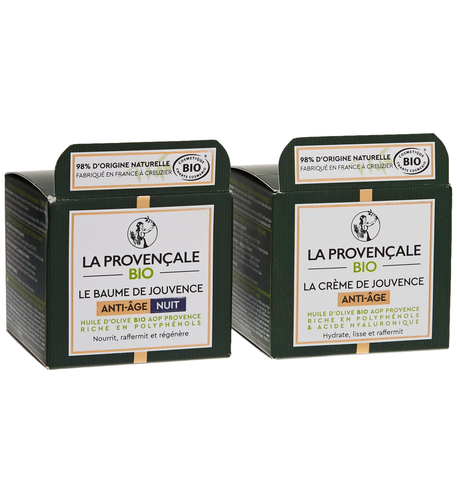 La Proven ale Bio - Anti-Aging Face Routine Day & Night Cream Certified Organic - Organic Olive Oil AOP Provence - For All Skin Types - Buy Online on GoSupps.com