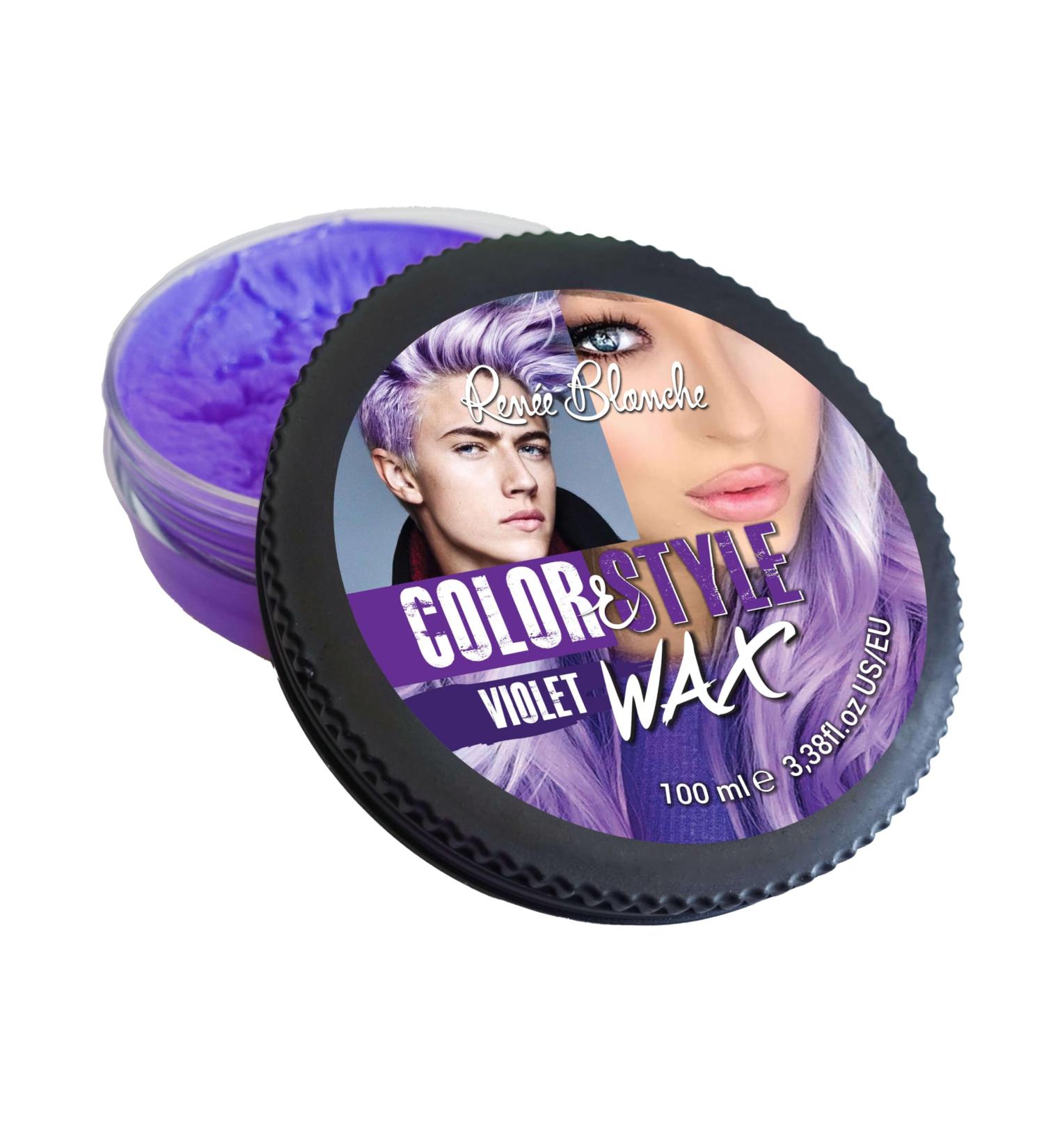 Color&Style Wax Hair Styling and Coloring Wax Violet 100ML
