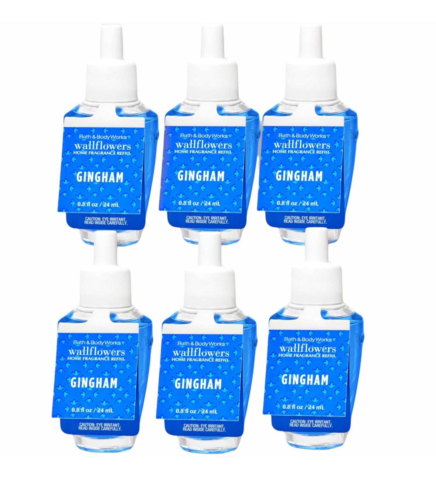 Bath and Body Works 6 Pack Gingham Wallflowers Fragrance Refill 0.8 Oz. - Buy Online on GoSupps.com