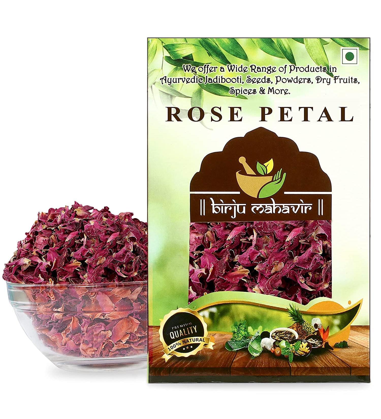 READ QURA Sun dried rose petals Gulab Patti 100 Gr - Buy Online on GoSupps.com