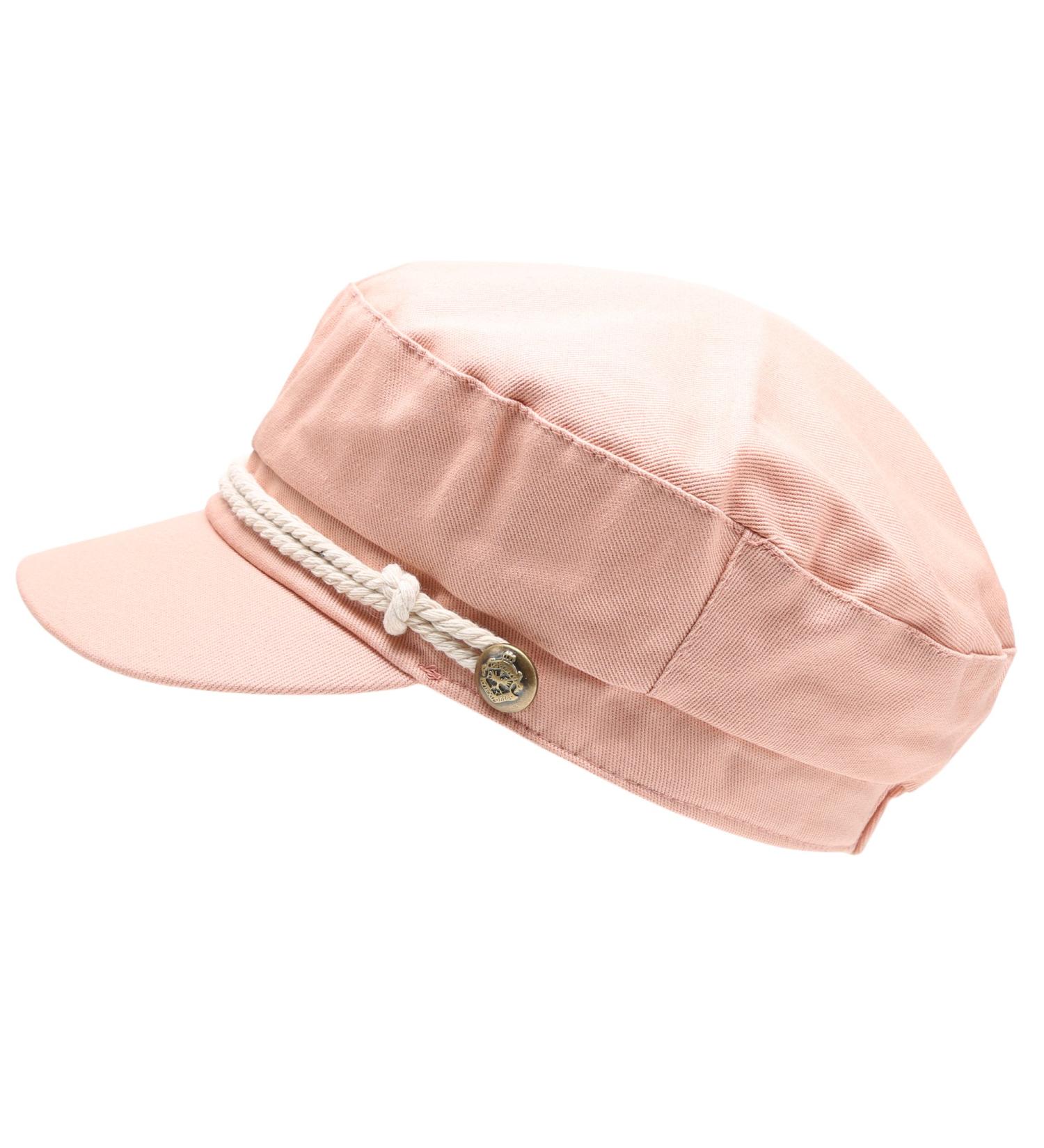 MIRMARU Women's 100% Cotton Greek Fisherman's Sailor Fiddler Hat Cap - Roped Blush, One Size - Buy Online on GoSupps.com