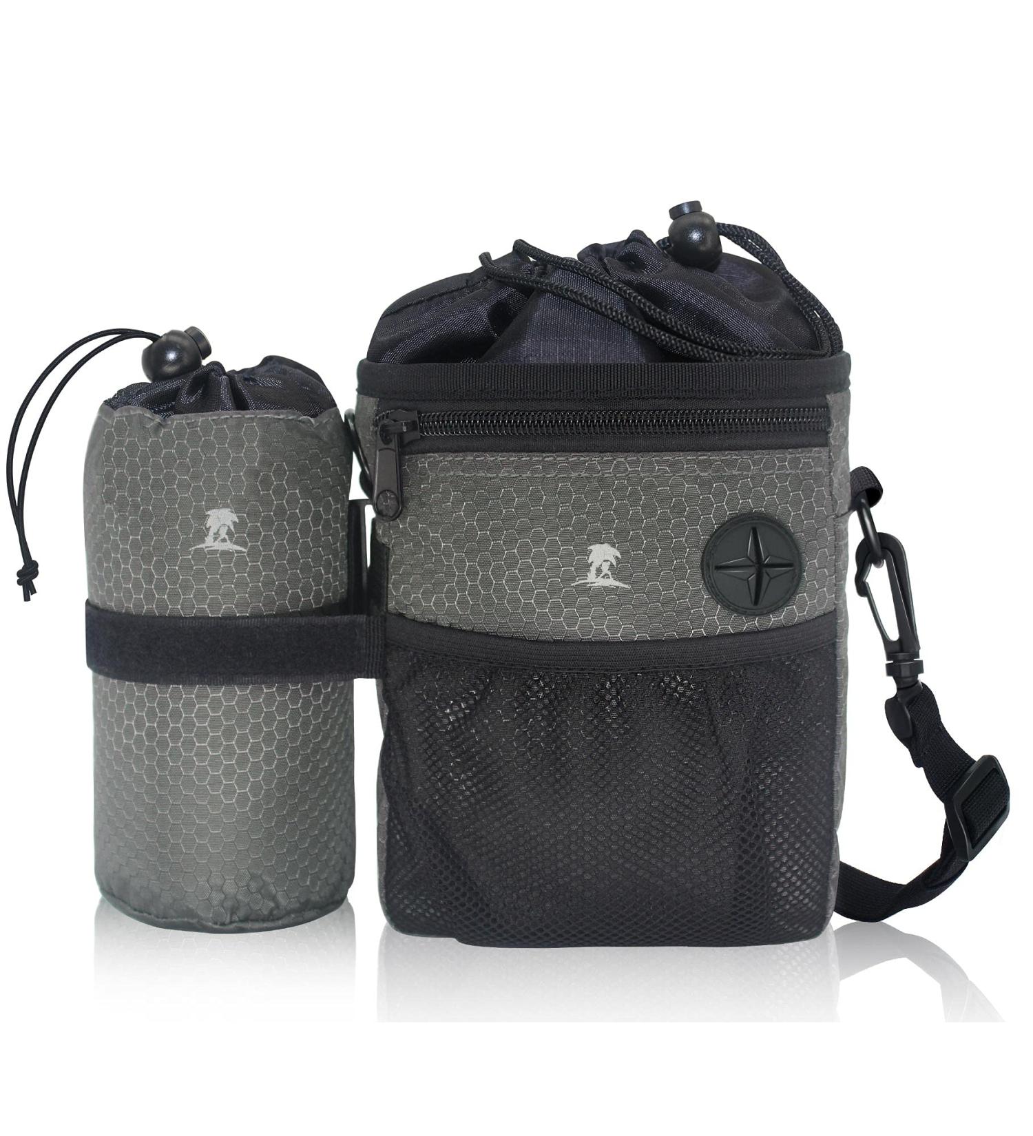 Avotik Dog Treat Pouch - Pet Training Bag with Water Bottle Holder & Poop Waste Bags Dispenser - Buy Online on GoSupps.com