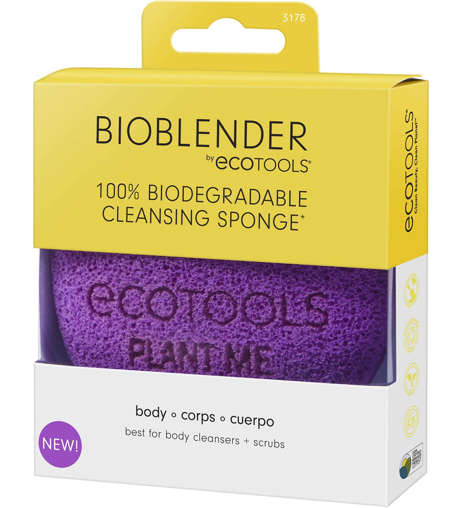 Ecotools Bioblender Body Cleansing Sponge - Eco-Friendly Skincare Tool - Buy Online on GoSupps.com