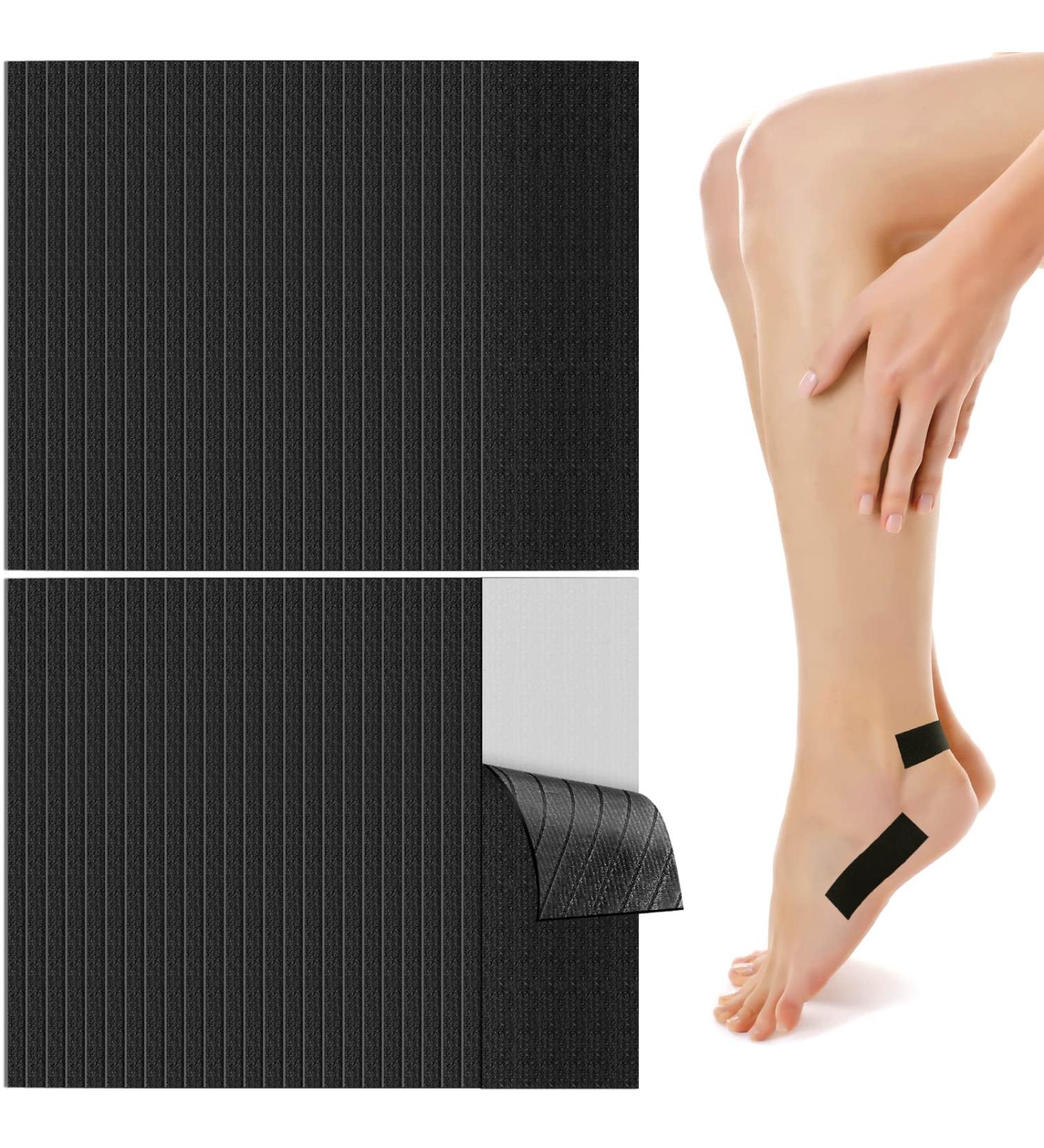 Timgle 50 Pcs Moleskin Adhesive Pads for Blister Prevention and Skin Protection - Black, 3.14 x 0.98 Inch - Buy Online on GoSupps.com