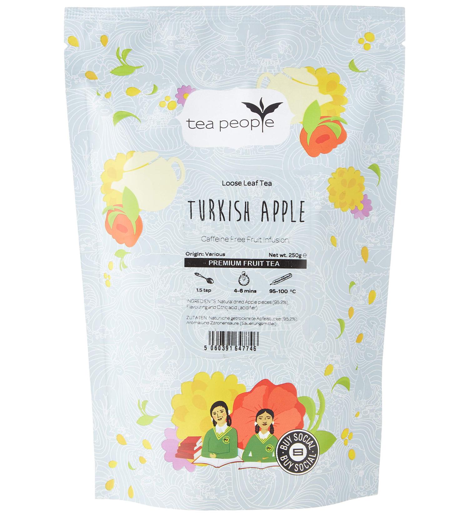 Tea People Turkish Apple 250g Refill Pack - Authentic Turkish Apple Tea | 1 Pack - Buy Online on GoSupps.com