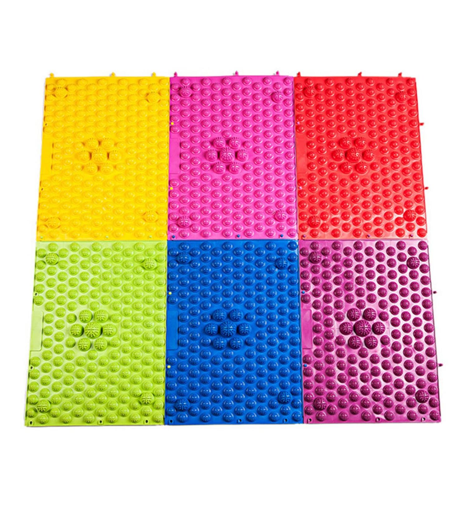 Verdant Touch Blood Circulation Pad Healthy Foot Acupressure Massage Pad Reflexology Toe Mat Large Green Outdoor Play Bathroom Mat