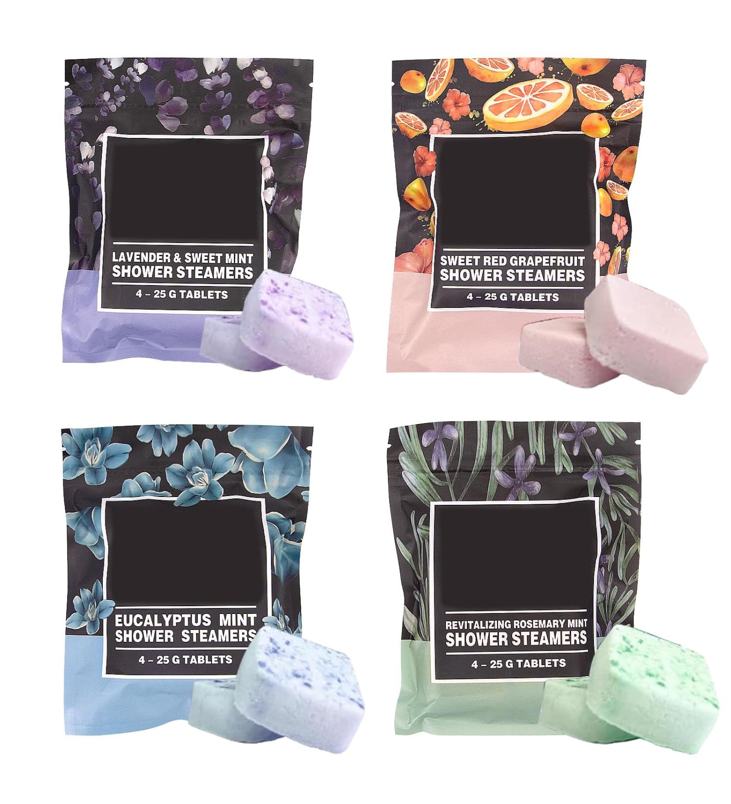 Swear Shower Steamers Aromatherapy for Women Men Self Care and Relaxation Shower Steamer Shower Bombs Steamers Gift Set Colour Name 4pcs - Buy Online on GoSupps.com