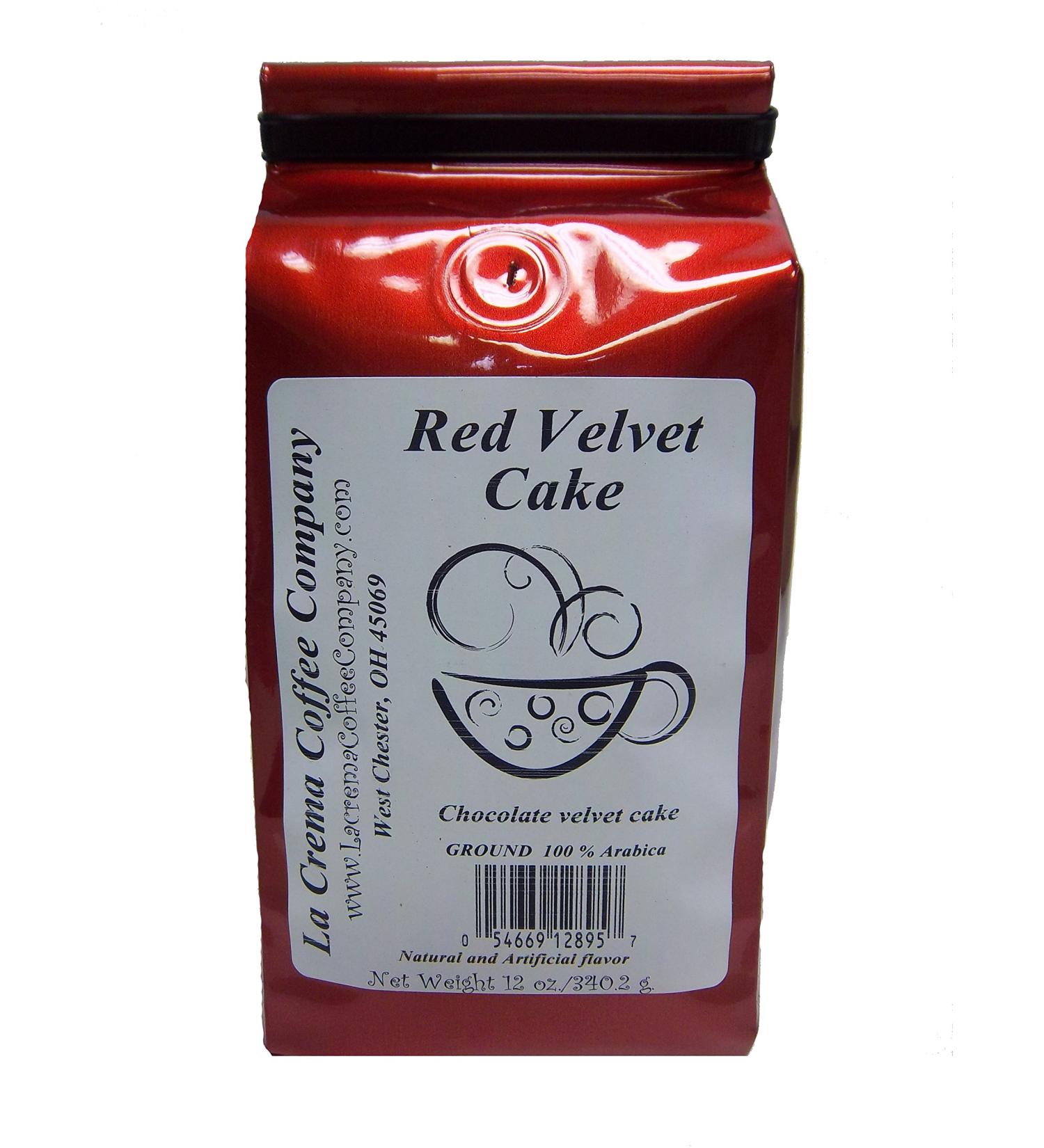 La Crema Coffee Company 2 Piece Cake, Red Velvet, 12 Ounce