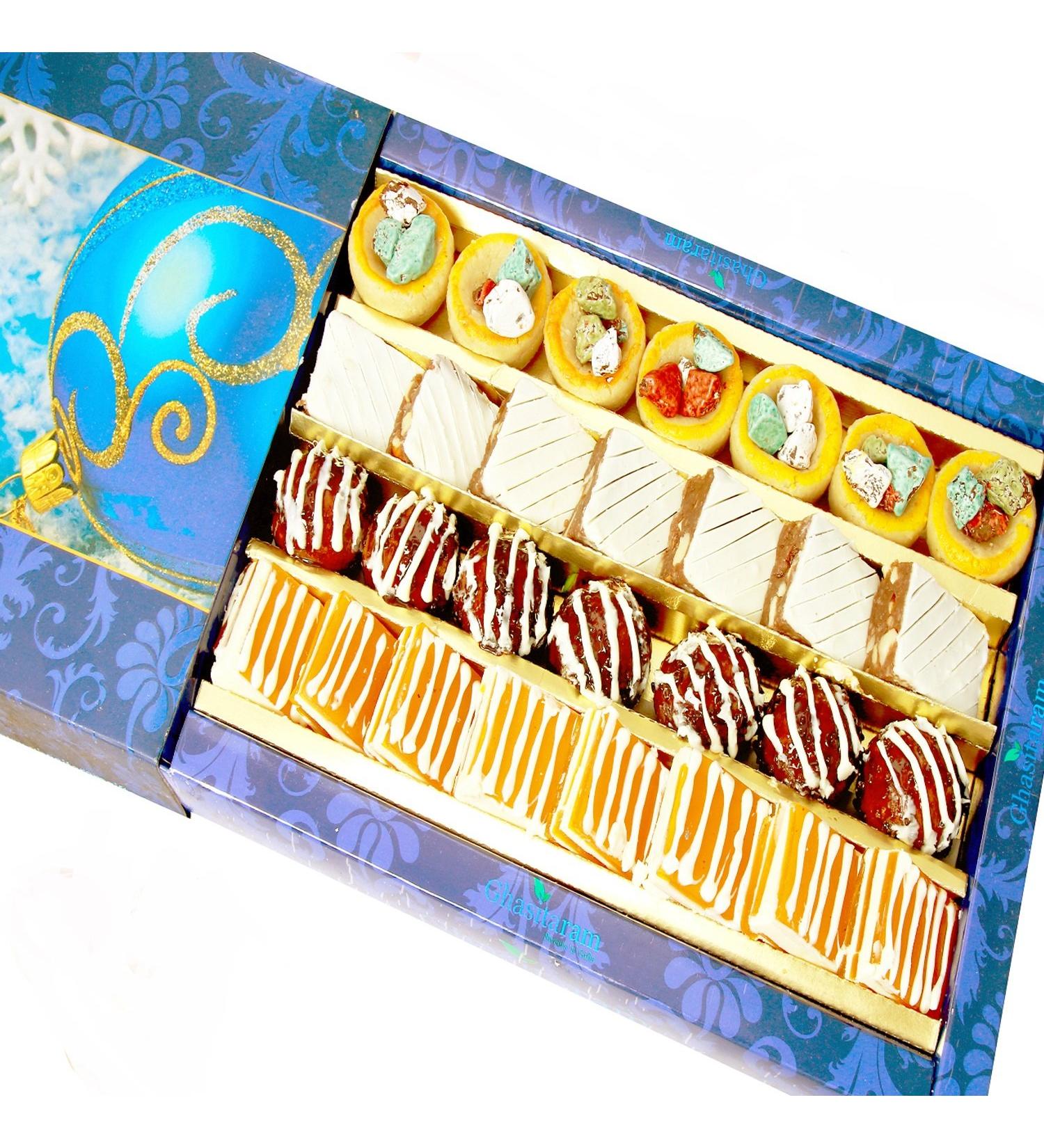 Ghasitaram Gifts Diwali Gifts Assorted Exotic Cashew Sweets 400 GMS - Buy Online on GoSupps.com