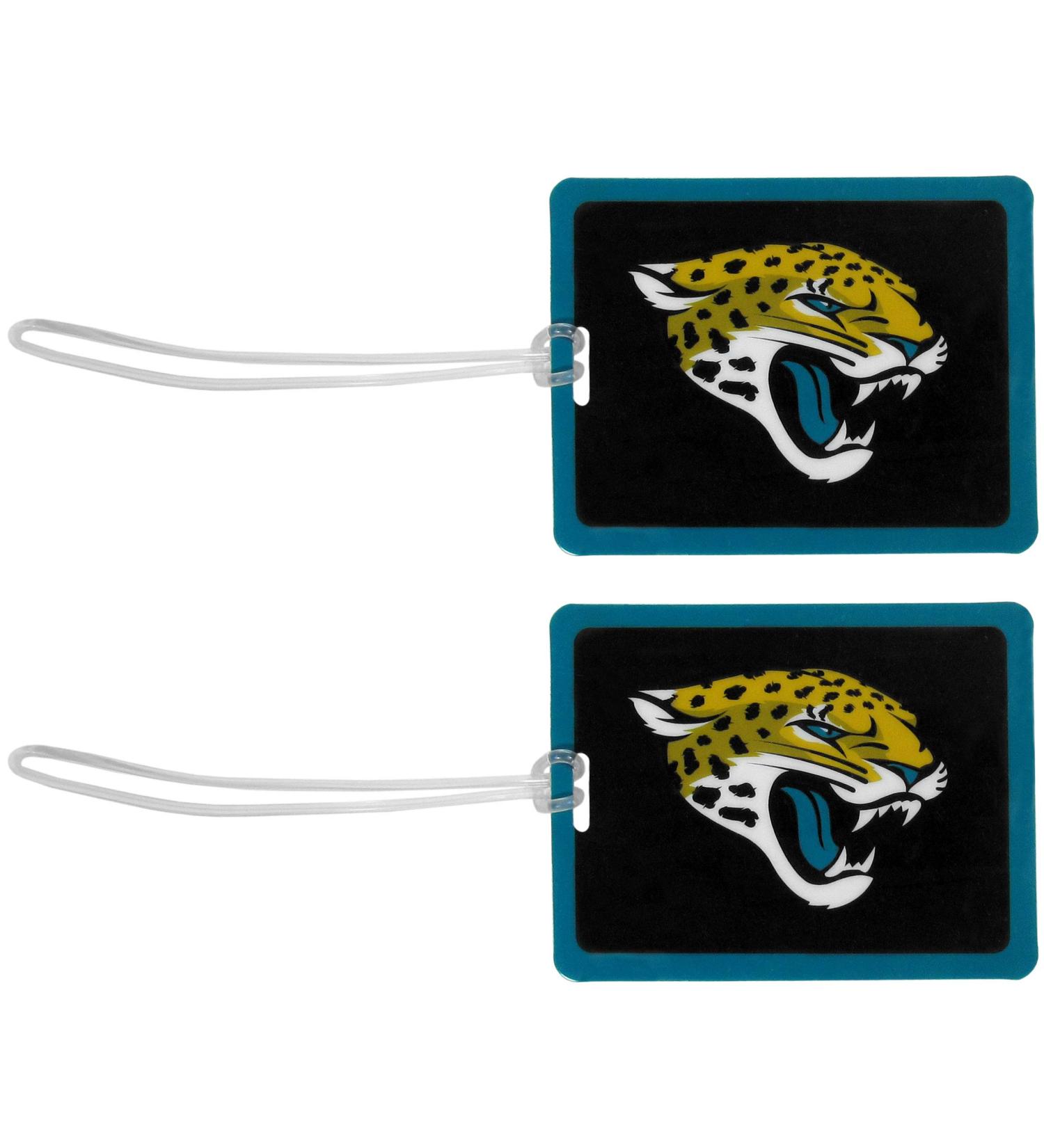 NFL Jacksonville Jaguars Vinyl Luggage Tag Set - Blue (2 Pack) - Buy Online on GoSupps.com