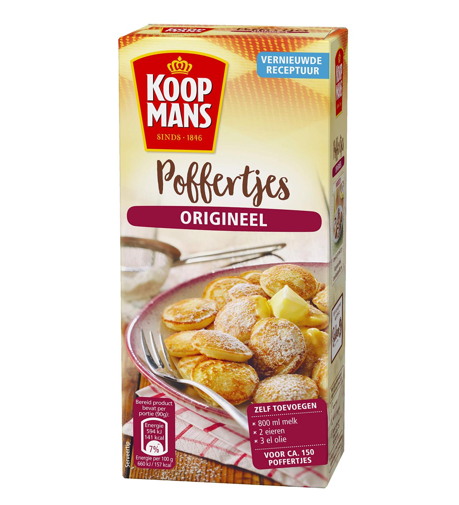 Koopmans Poffertjes Mix (6X 400 g Multipack)