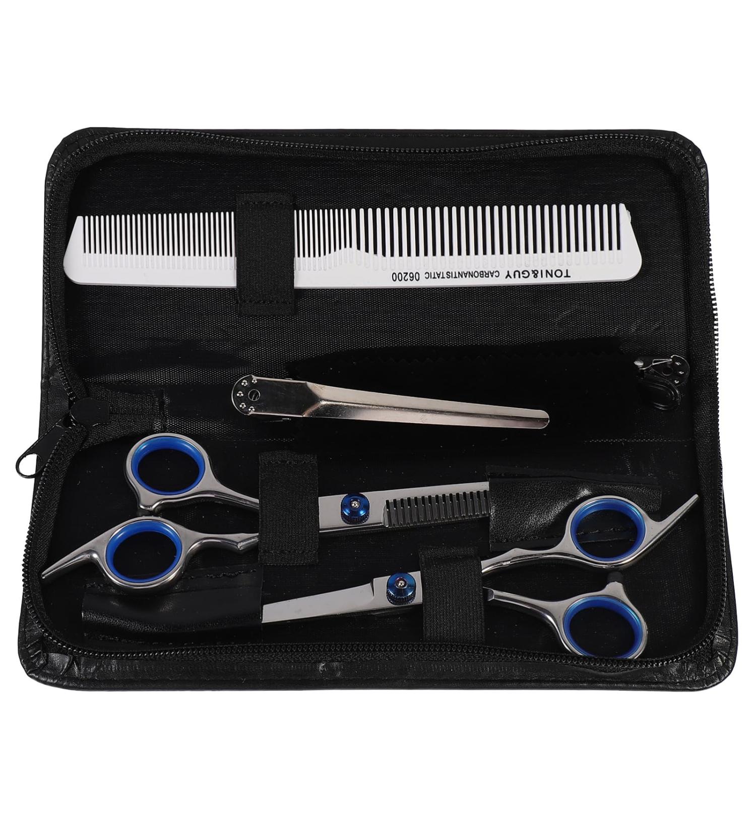 Mikinona 1 Set Hair Scissors Thinning Shear Hair Trimming Scissor Hair Clippers Kit Thinning Hair Tool Hair Cutting Tool Kit Hair Salon Kit Haircut Scissors Teeth Scissor Plastic - Buy Online on GoSupps.com