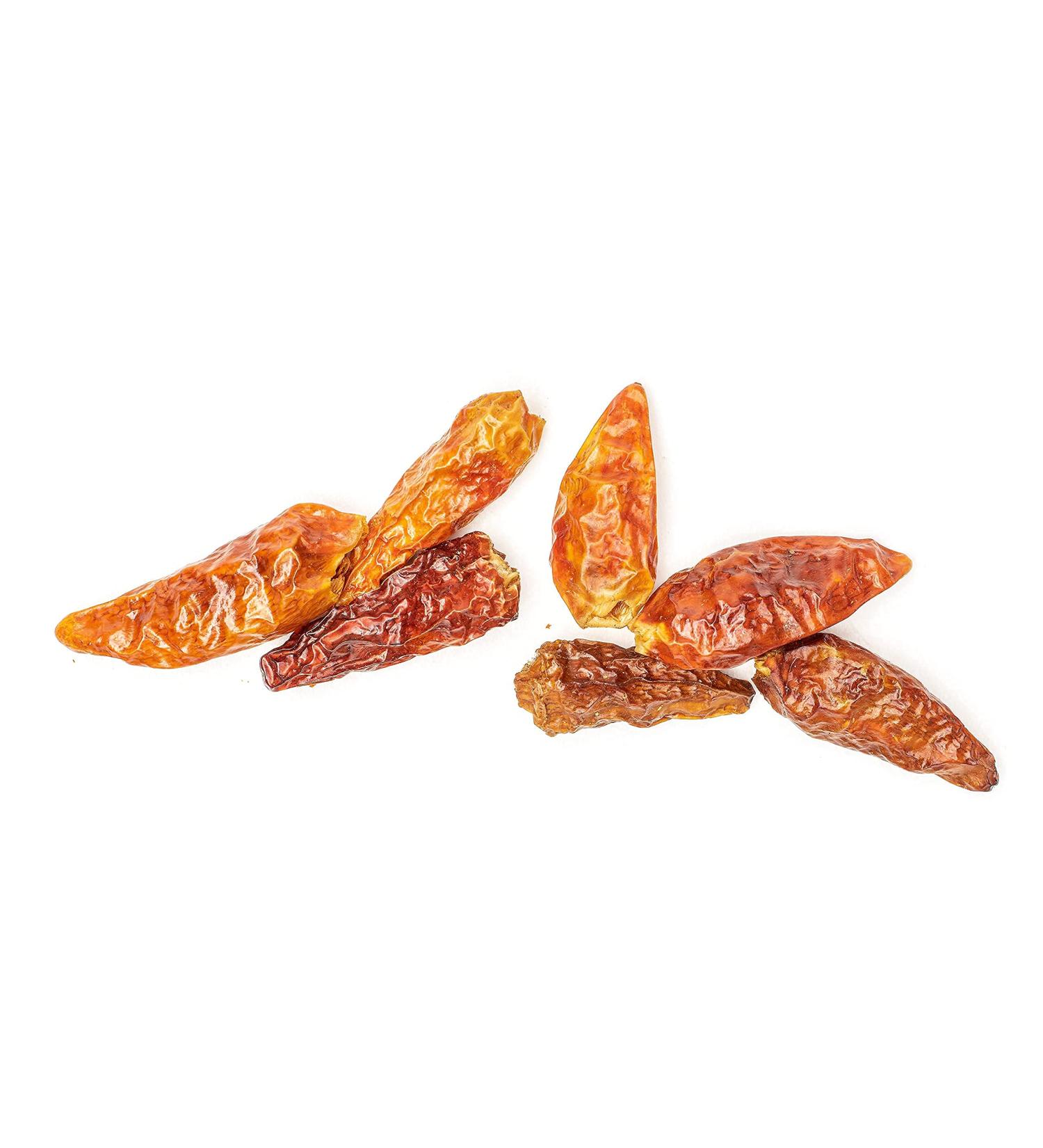 EcoEcho Organic Whole Red Chili W/O Stem - Thai Bird's Eye - 200g / 7oz