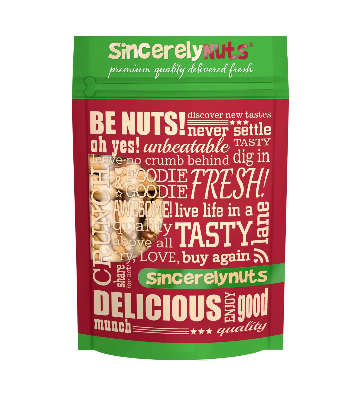 Sincerely Nuts Roasted Unsalted Brazil Nuts - 3 lbs. Bag | Whole, Kosher, Vegan & Gluten Free Snack | High Protein, Vitamins & Minerals | Gourmet Healthy Snack - Buy Online on GoSupps.com