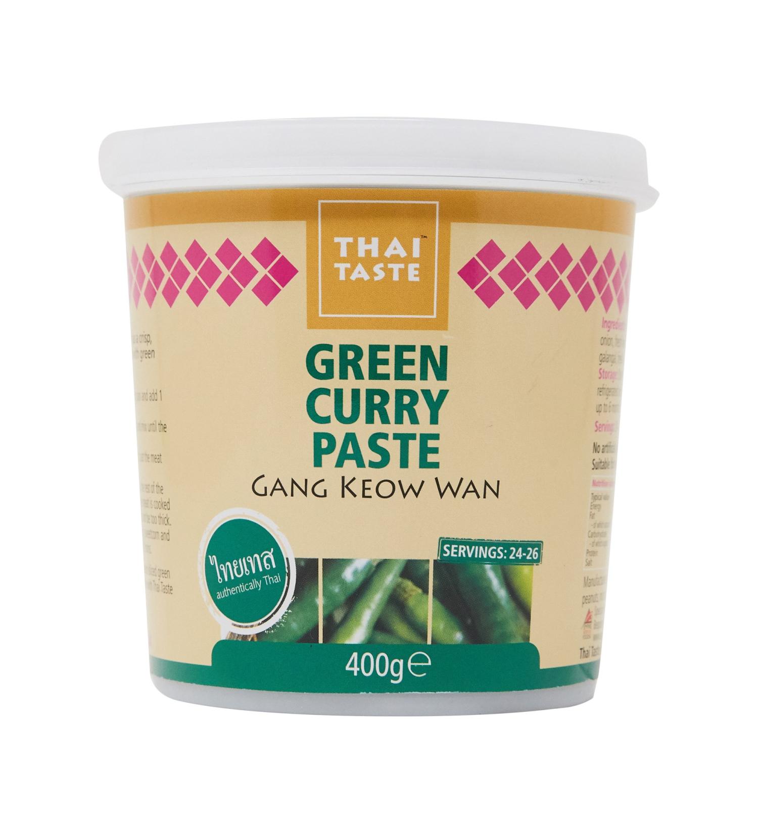Thai Taste Green Curry Paste 400g | Authentic Green Curry 400g | Pack of 1 - Buy Online on GoSupps.com