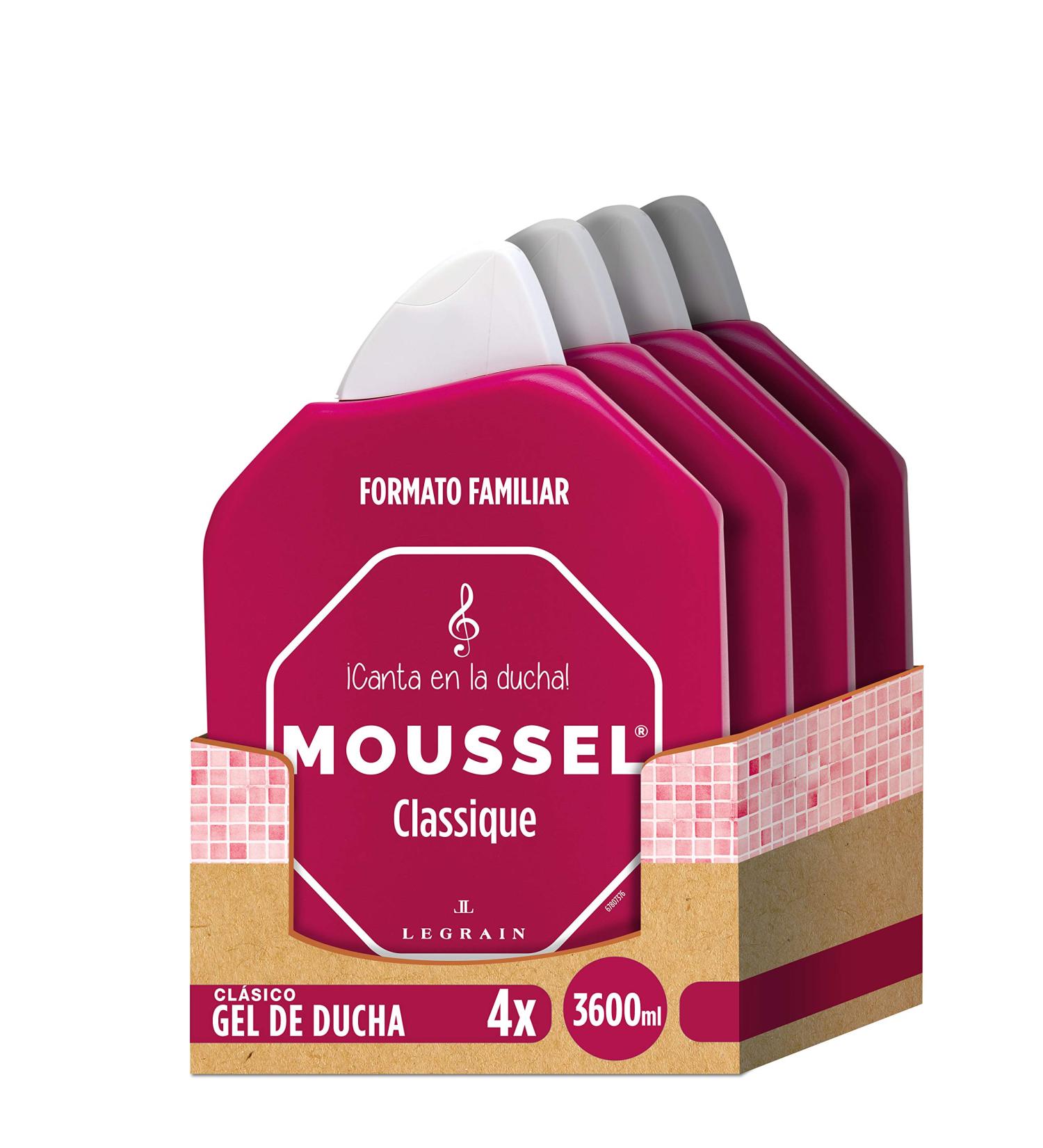  MOUSSEL Moussel - Classic Shower Gel 4 x 900ml pack - Buy Online on GoSupps.com