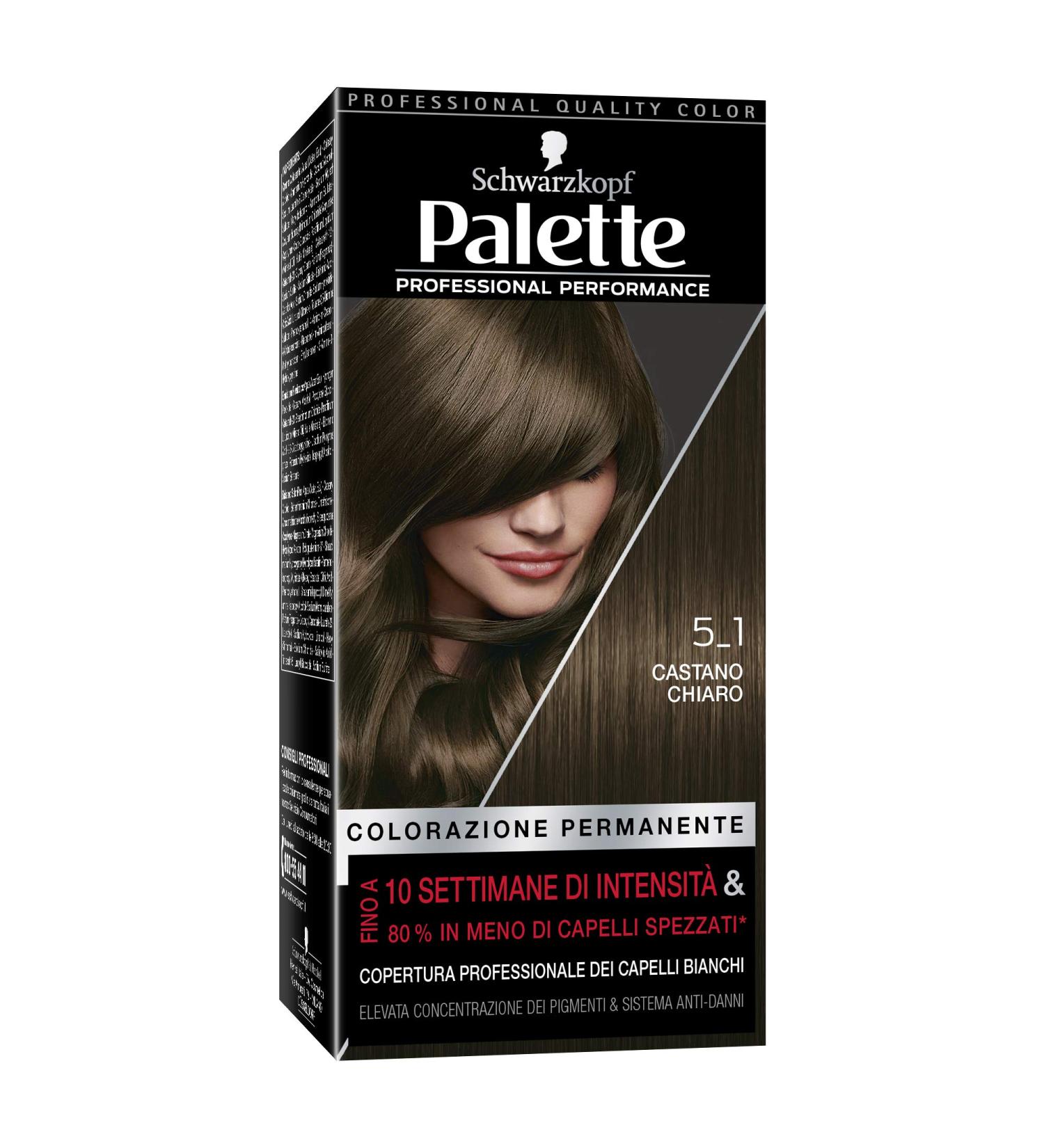 Palette Professional Performance 5.1 Castano Chiaro Hair Color - 1 Piece (1 Pack) for International Shipping - Buy Online on GoSupps.com