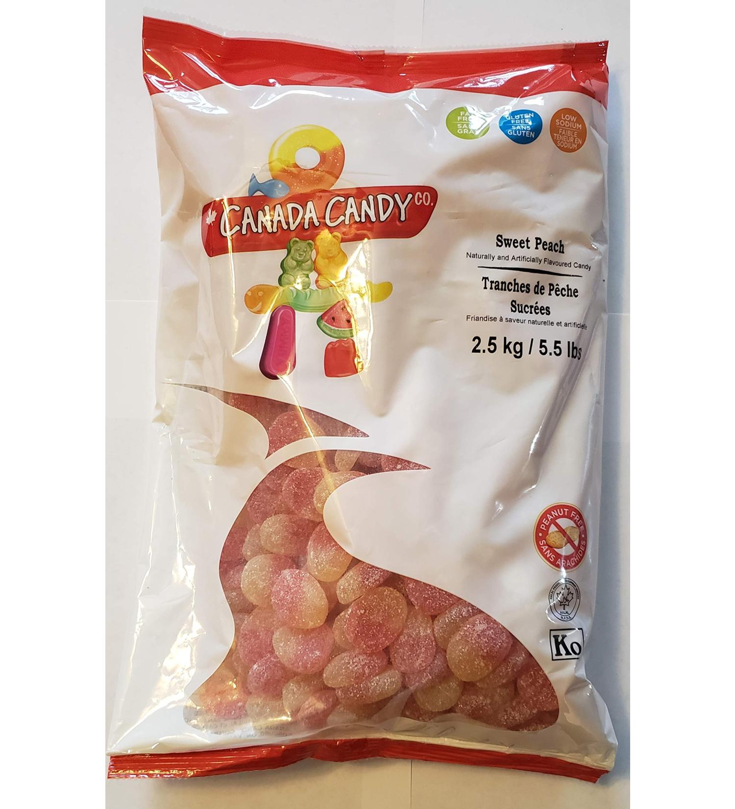 CANADA CANDY Sweet Peach 2.5 Kilogram