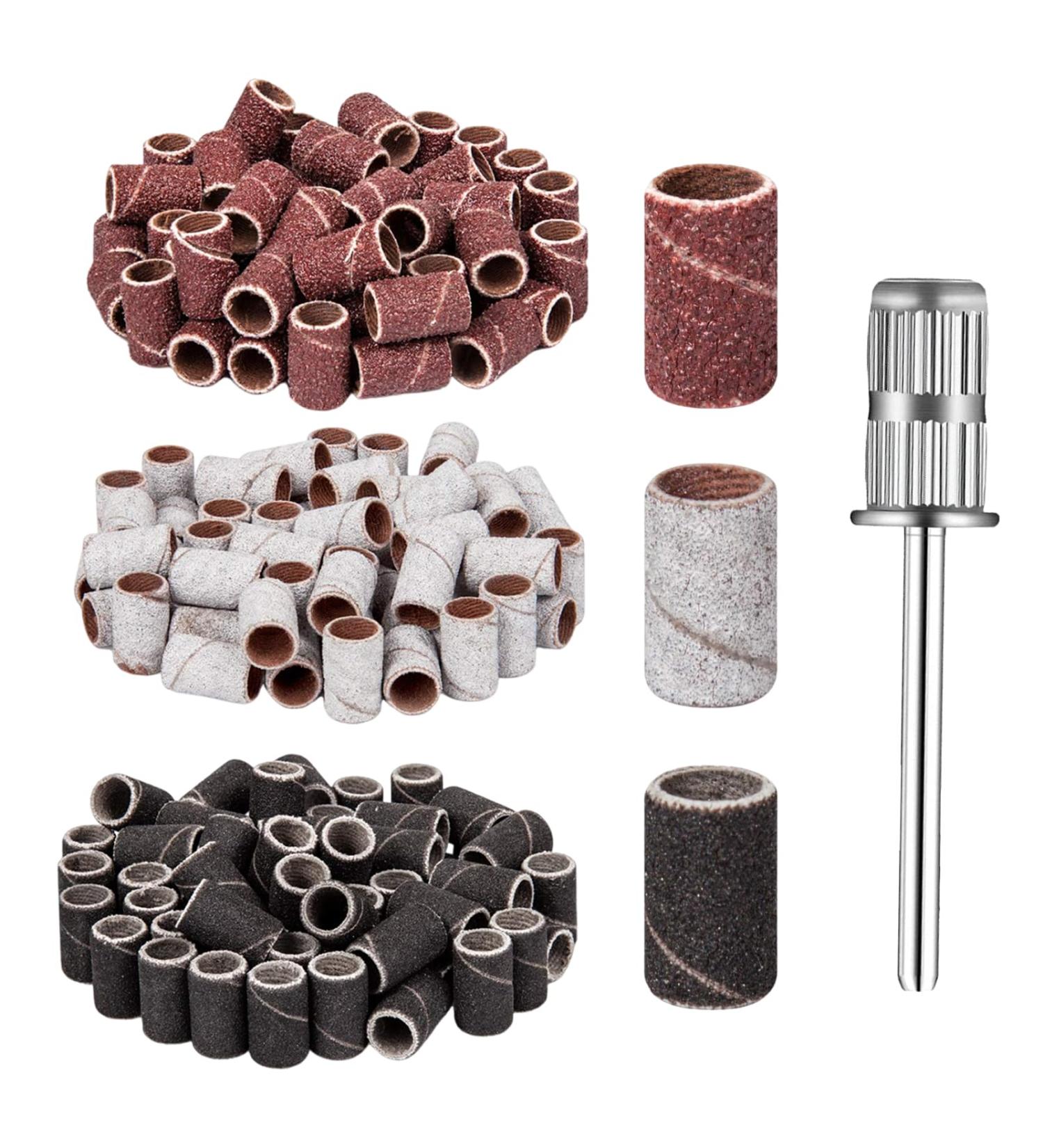 210 Pcs Sanding Bands For Nail Drill Sanding Bands 80# 120# 180# Multi-Colored Nail Drill Sanding Bands With Boxed Nail Sanding Bands Removing Acrylic Gel for Manicures & Pedicure - Buy Online on GoSupps.com