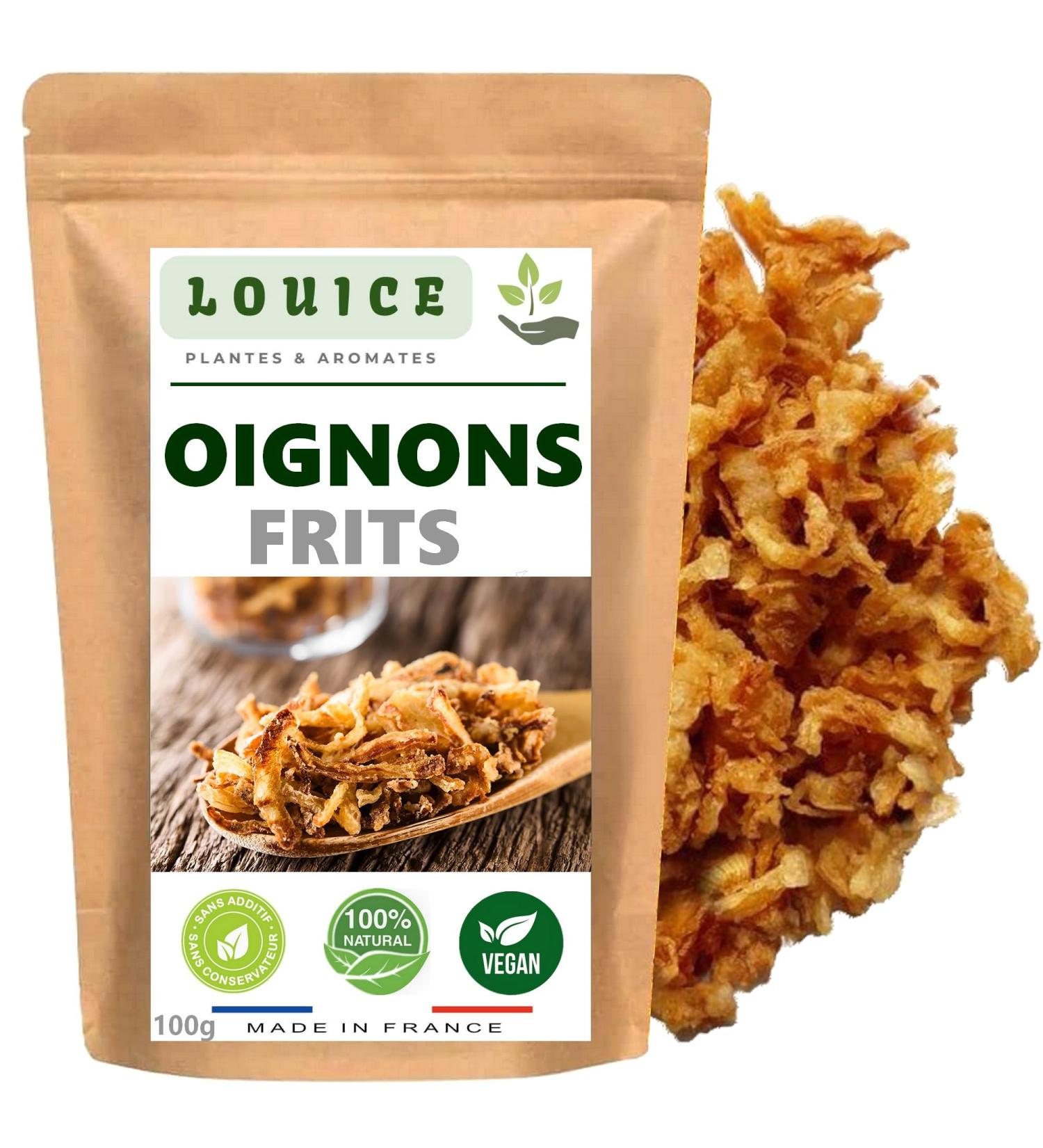 LOUICE Crispy fried onions 100 g ideal for hot dogs burgers salads soups Asian dishes and more - Buy Online on GoSupps.com