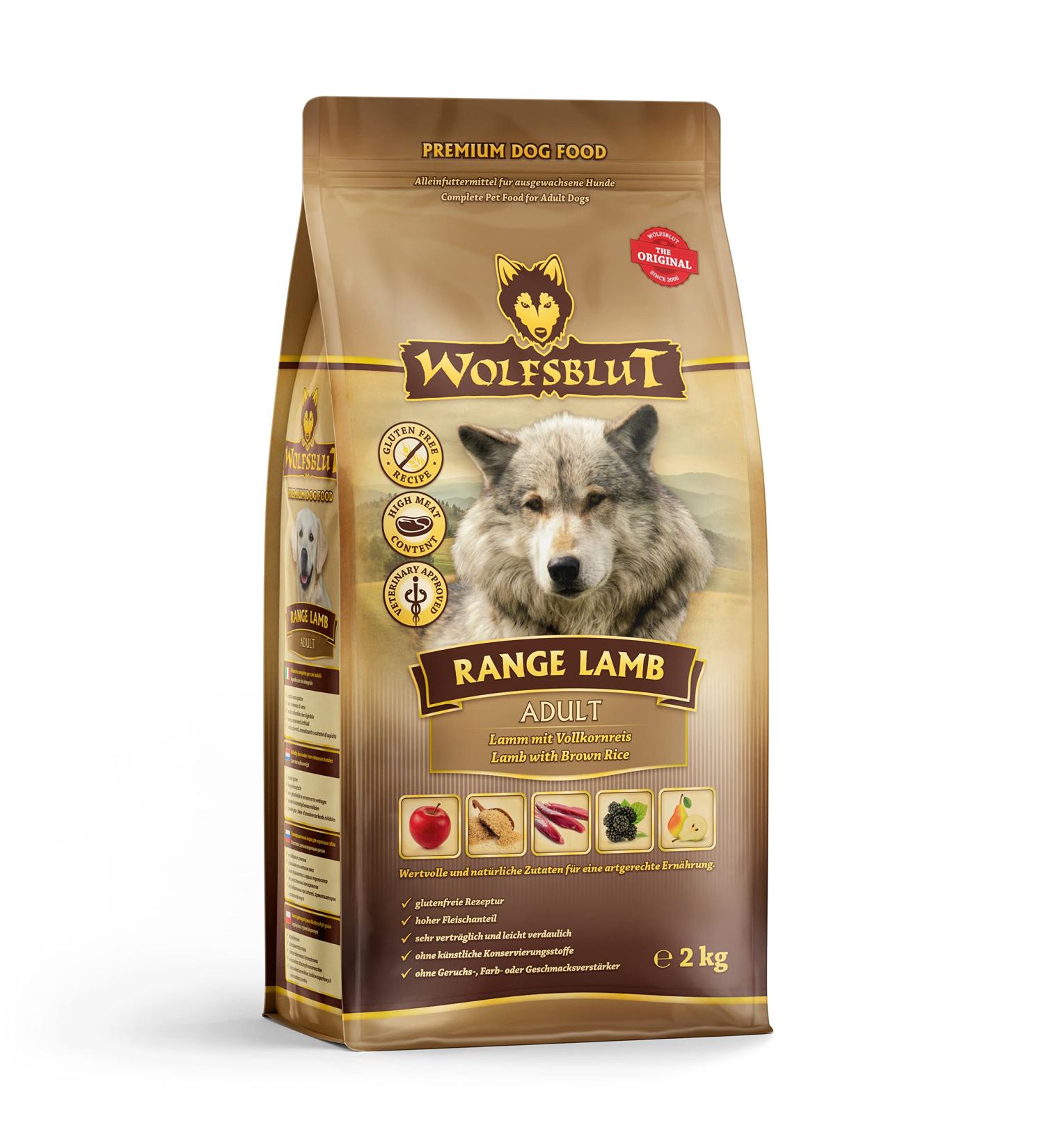 Wolfsblut - Range Lamb - 2 kg - Lamb - Dry food - Dog food - grain free - Buy Online on GoSupps.com