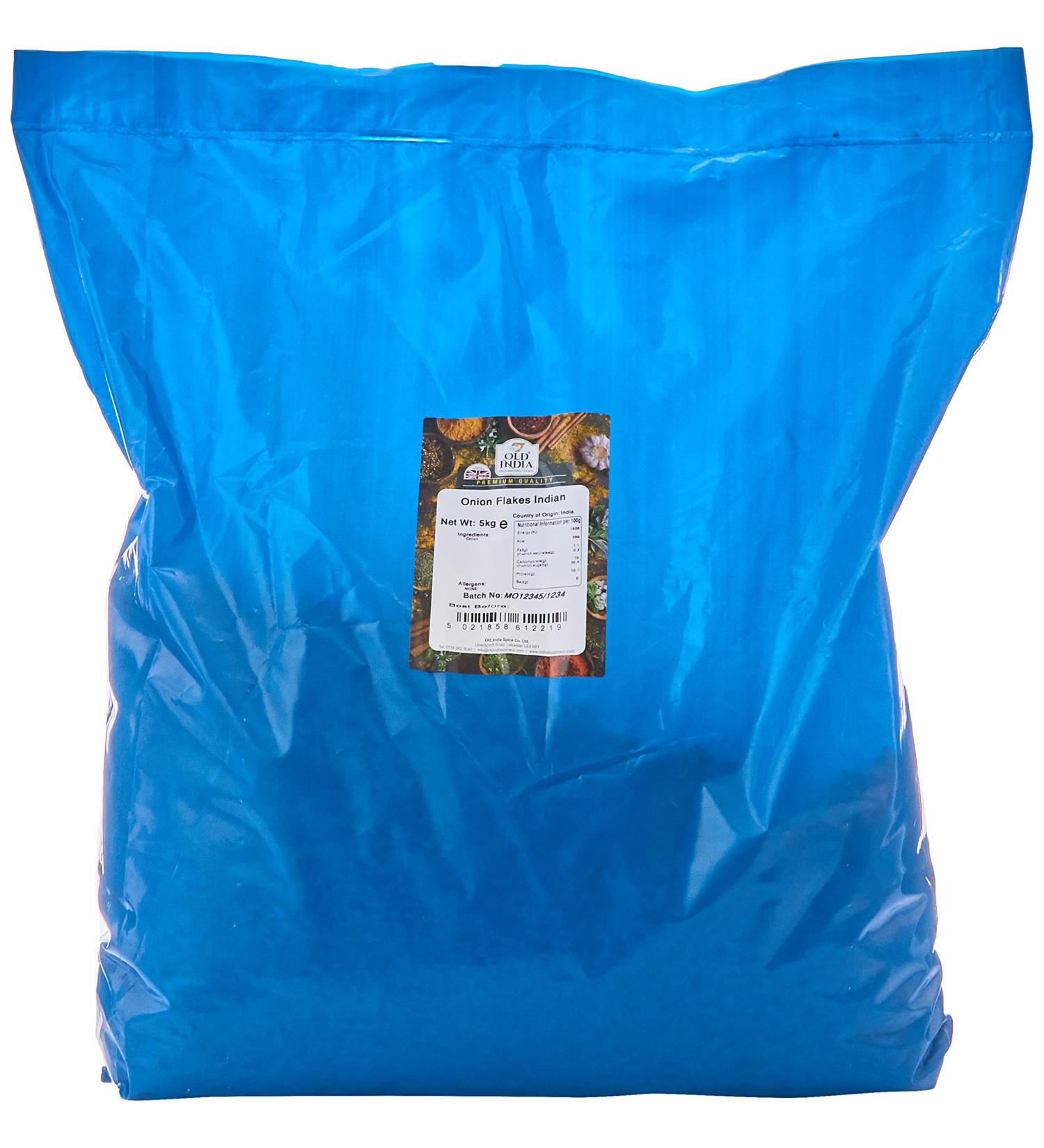 Old India Onion Flakes Indian - 5kg Pack - Buy Online on GoSupps.com