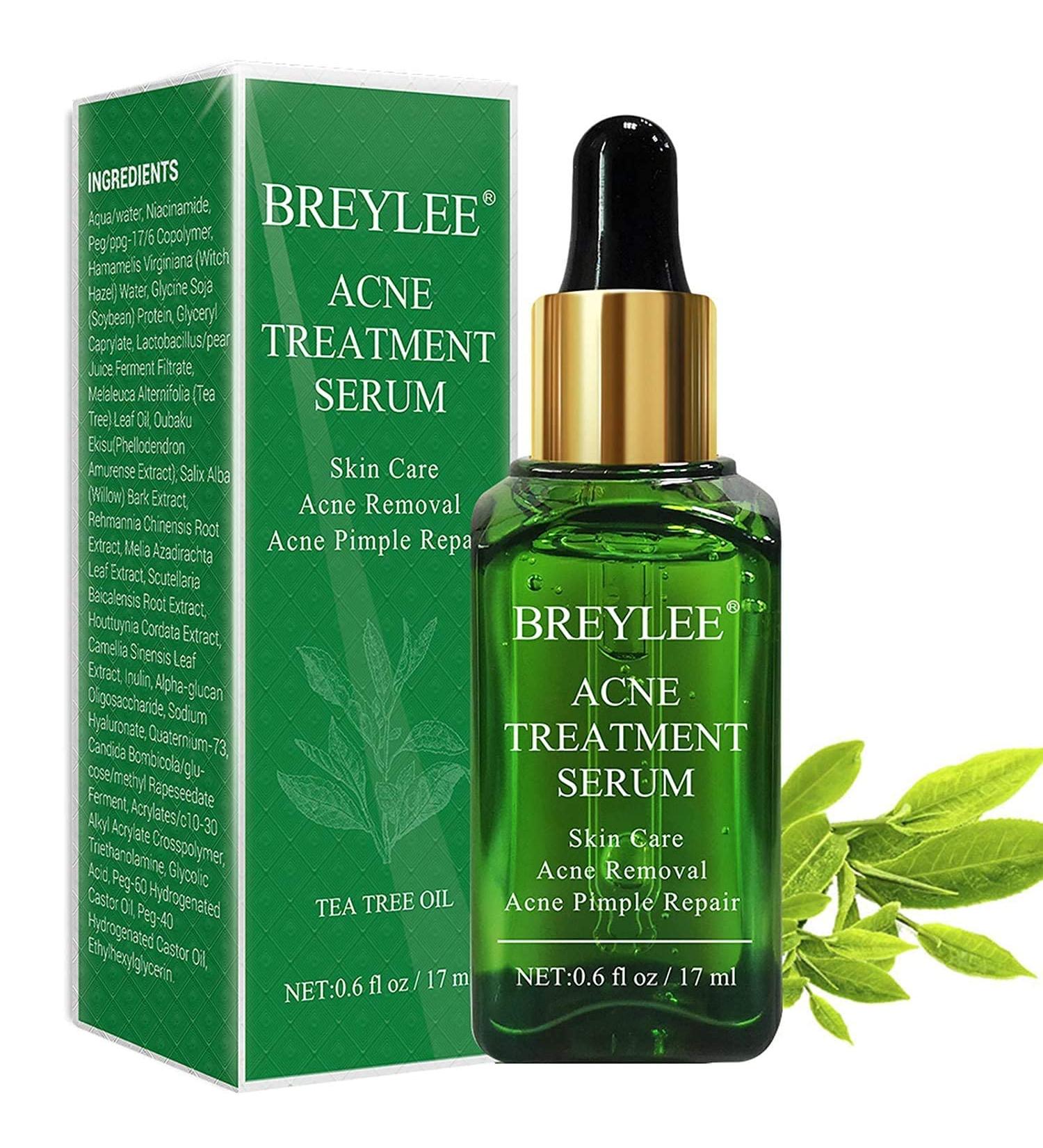 Tea Tree Acne Treatment Serum 17ml - Clear Severe Acne Breakouts and Repair Skin | Pimple Remover - 0.6 Fl Oz - Buy Online on GoSupps.com