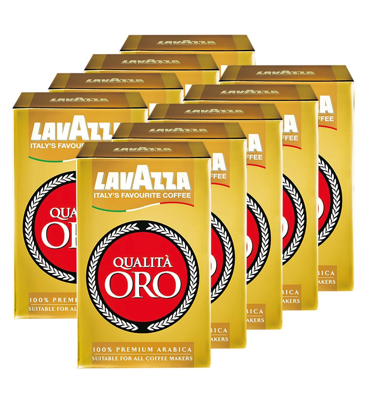  Lavazza Lavazza Caf Qualit ORO ground coffee beans (9 x 500 g) - Buy Online on GoSupps.com