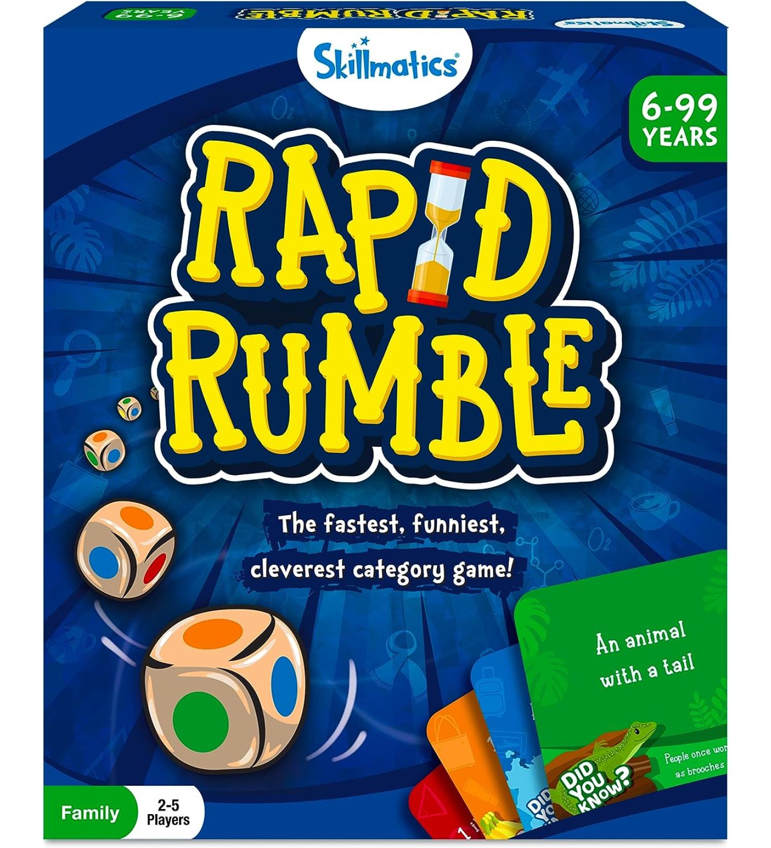 Skillmatics Board Game Rapid Rumble for Kids  Teens & Adults - Buy Online on GoSupps.com