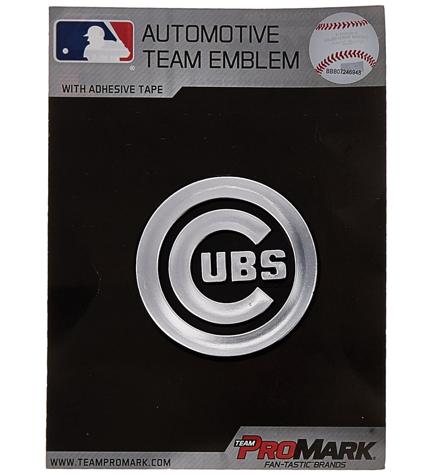 Team ProMark MLB Chicago Cubs Chrome Automobile Emblem