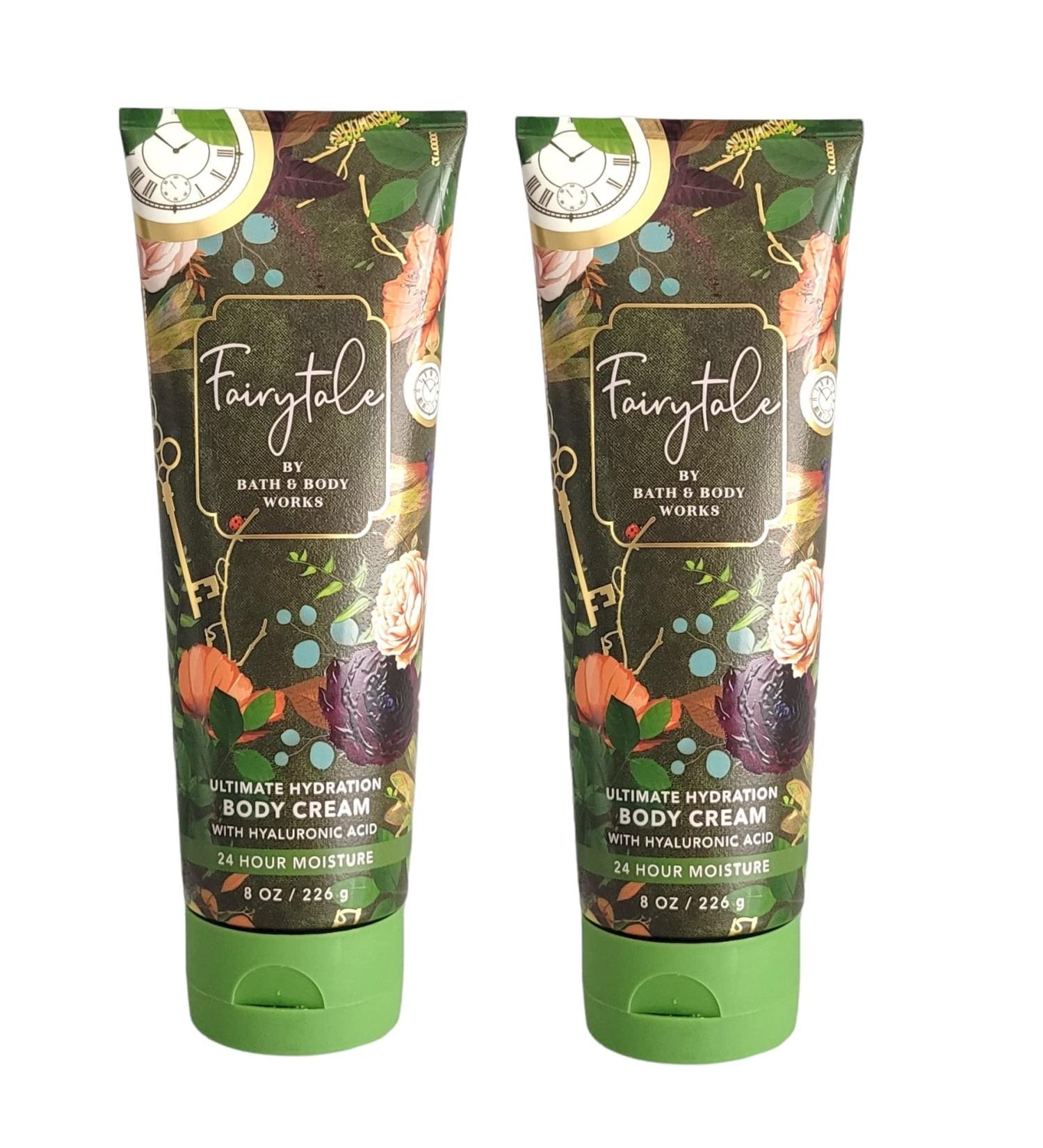 Bath and Body Works Fairytale Body Cream Ultimate Hydration Gift Set For Women 2 Pack 8 Oz. (Fairytale) Coconut