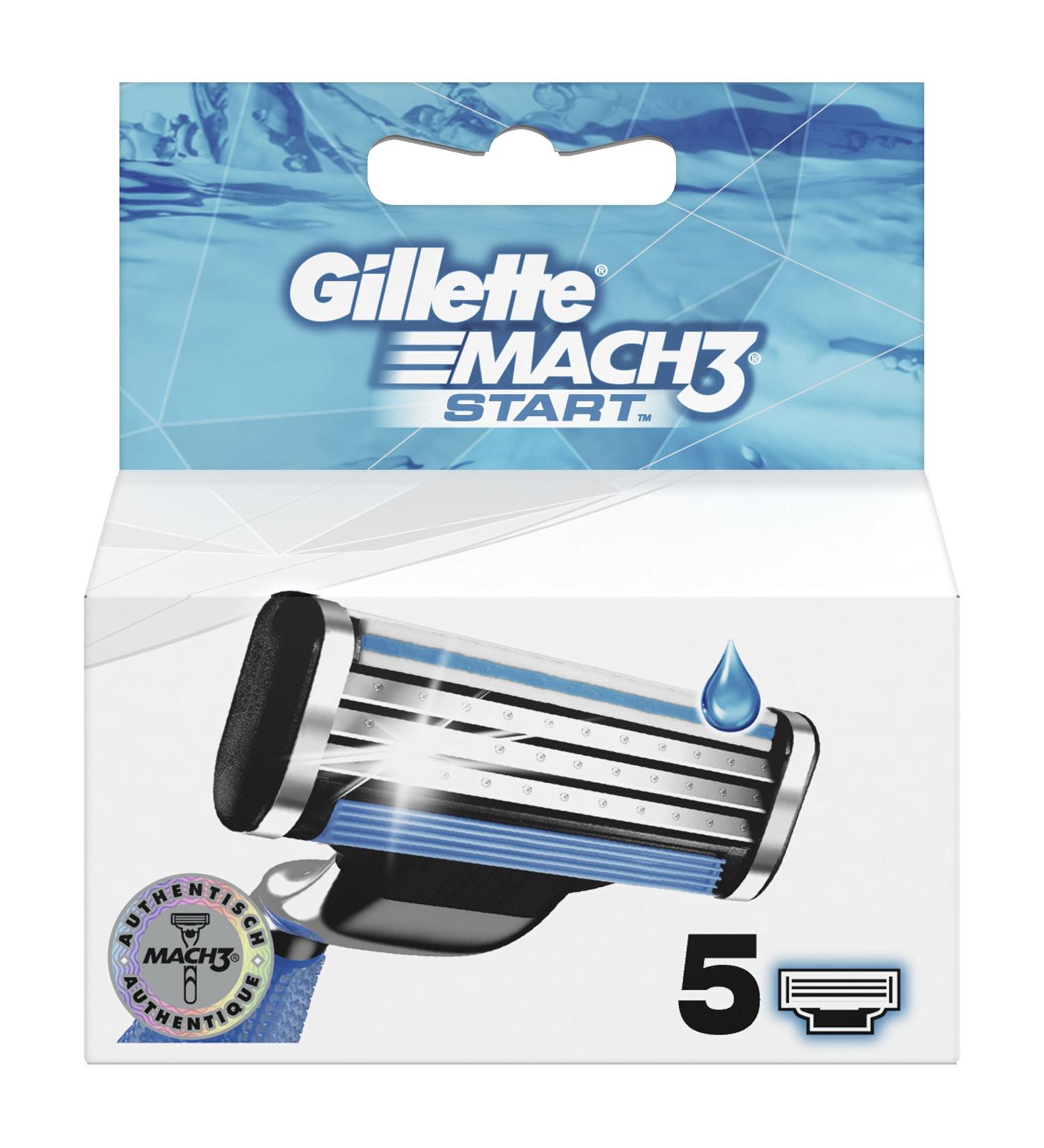 Buy Discontinued Gillette Mach3 Start Razor Blades for Men - 5 Pieces | Best Prices & International Shipping - Buy Online on GoSupps.com
