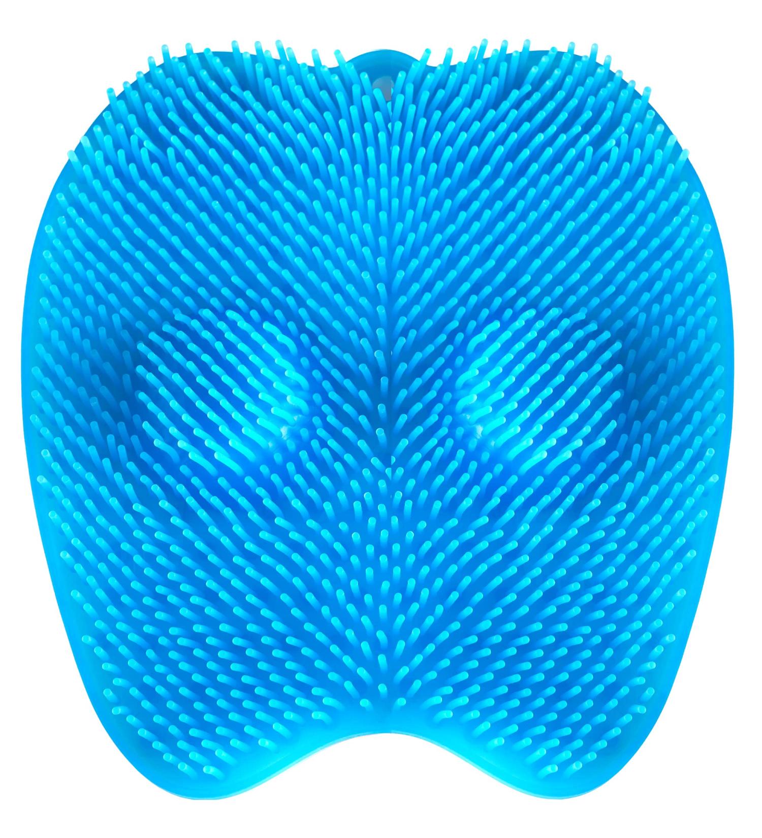 Love Lori Plantar Fasciitis Relief Feet Scrubber - Foot Massager for Shower with Plantar Fasciitis Ball - Non-Slip, Suction Cups - Blue - Buy Online on GoSupps.com