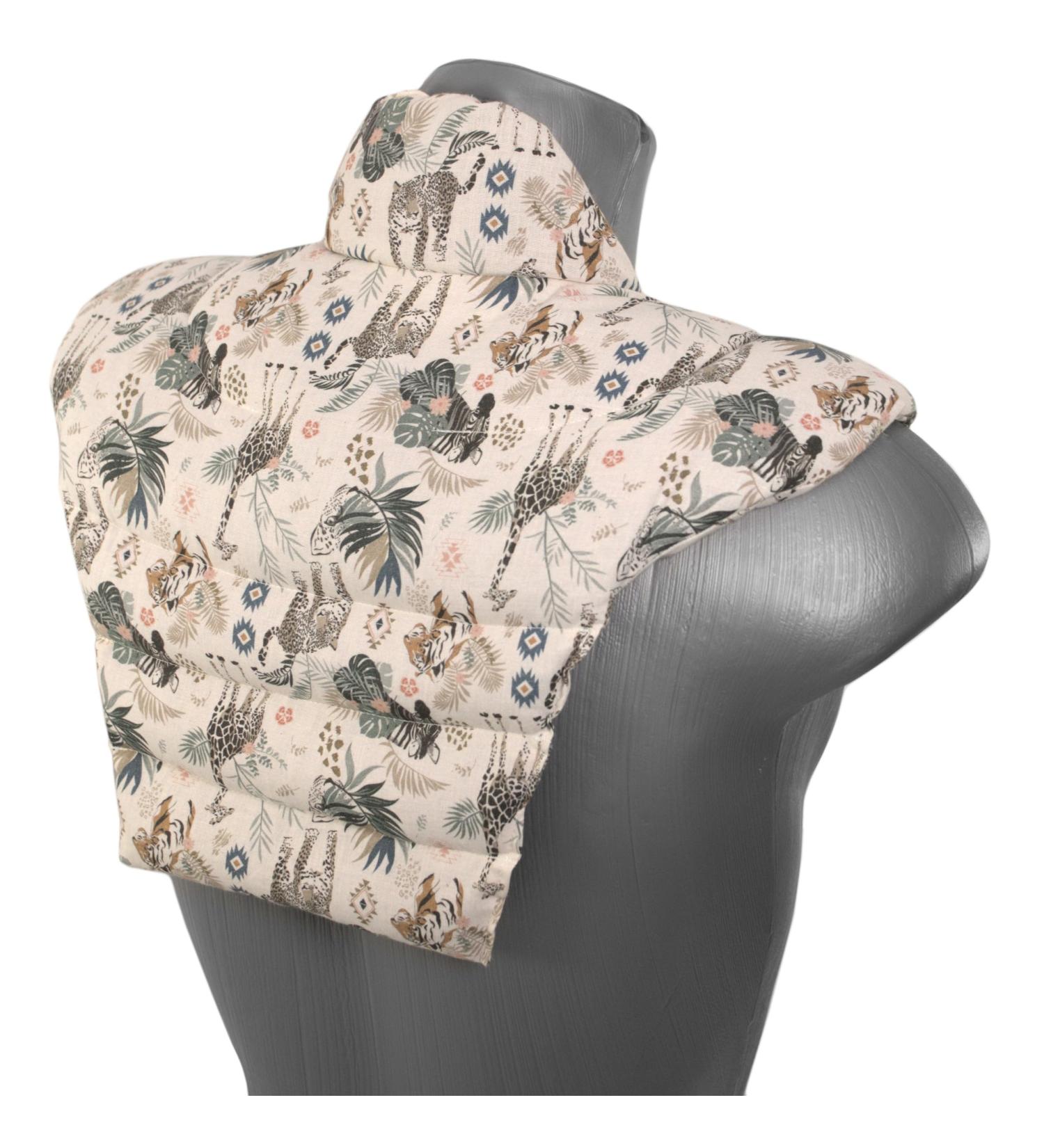 Organic Wild Animals Neck Pillow - Soothing Neck Shoulders & Back Relief with St. John's Wort Heat Pad - Buy Online on GoSupps.com