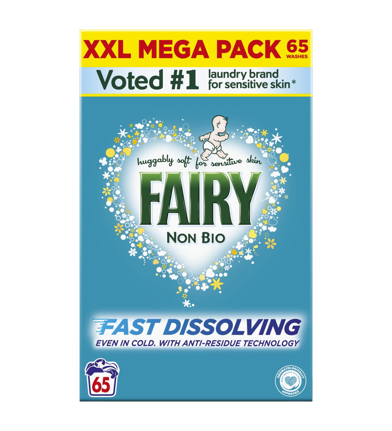 Fairy Non Bio Washing Powder 4.225kg 65 Washes