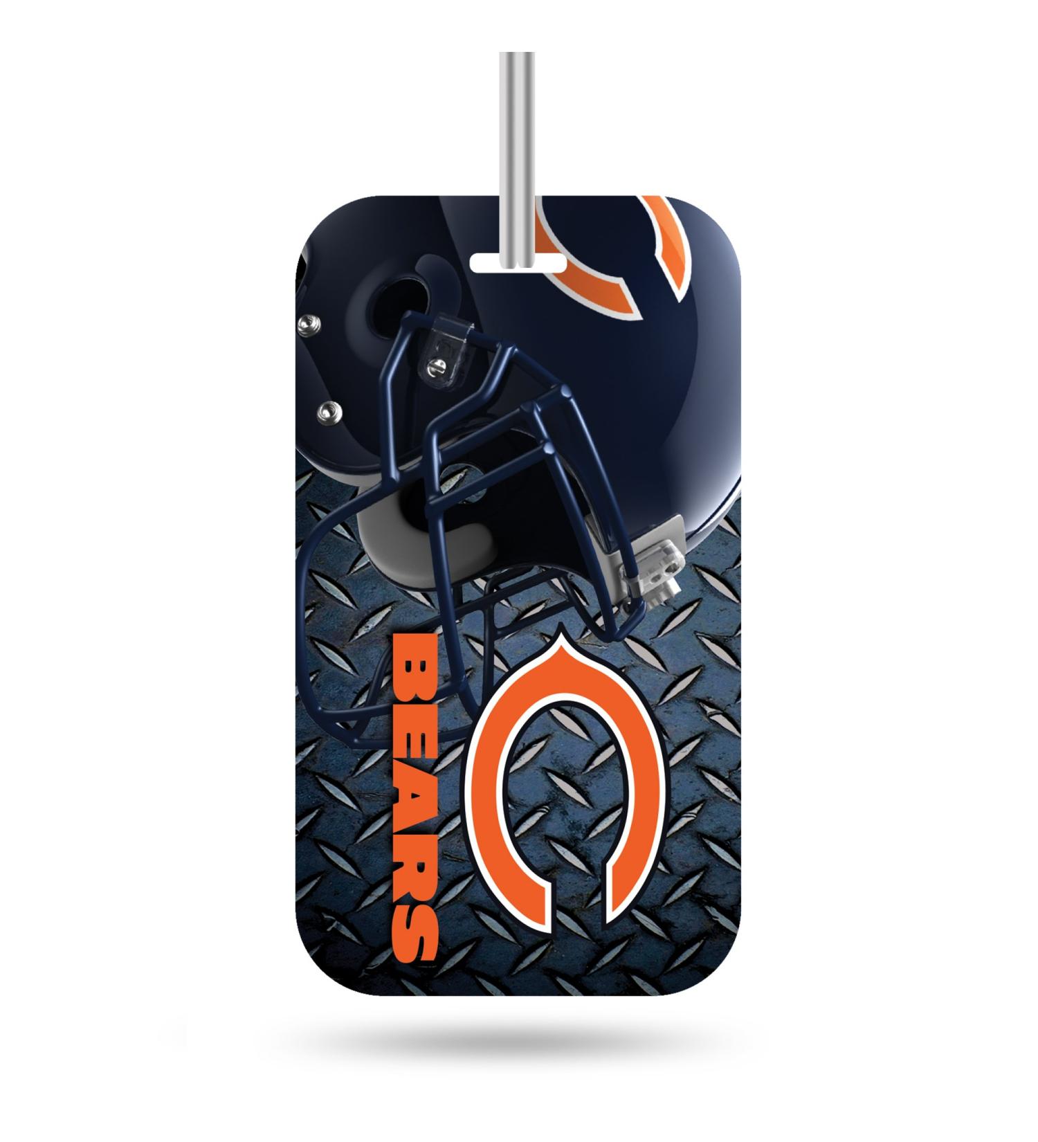NFL Plastic Team Luggage Tag Chicago Bears