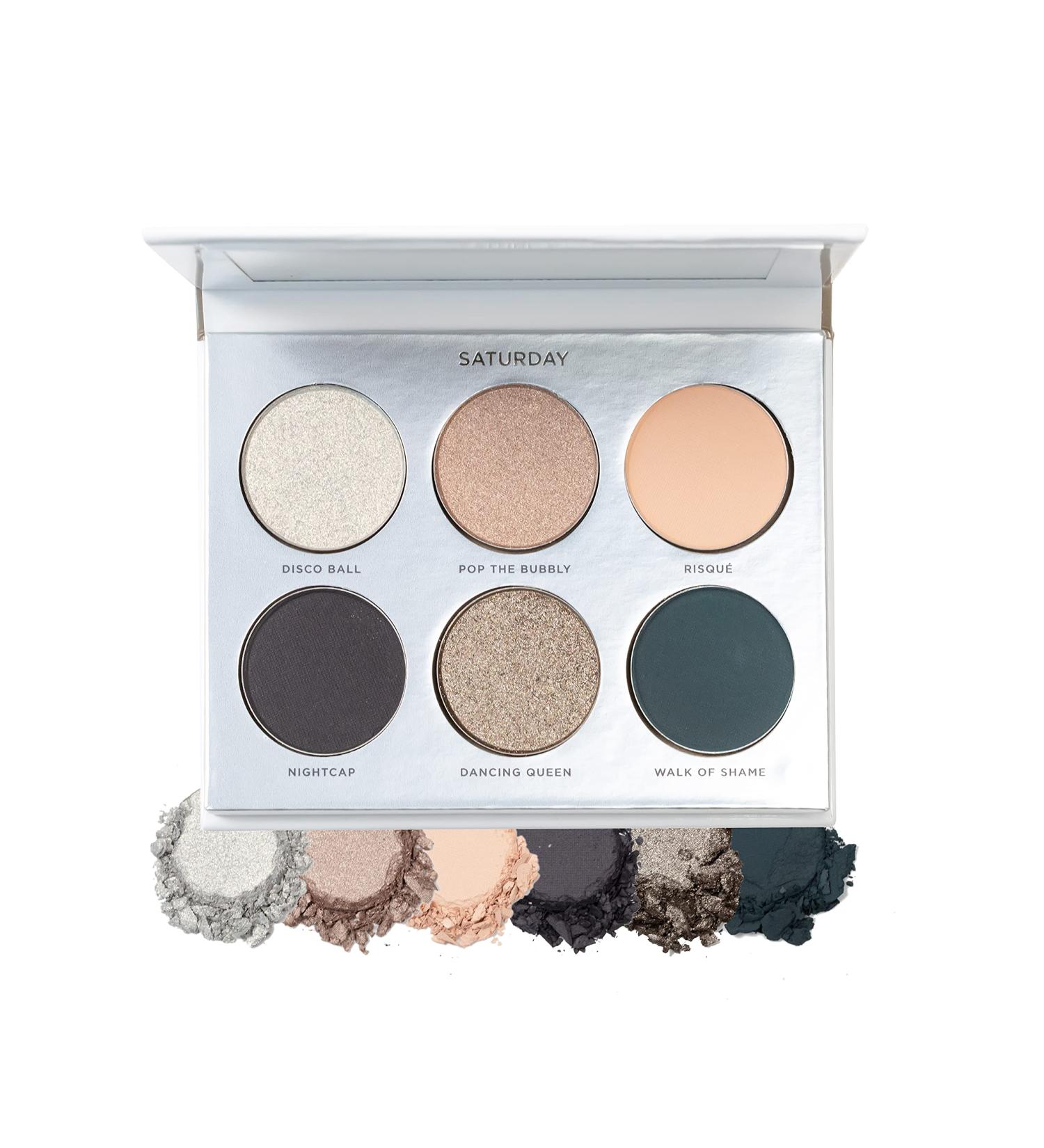 R MINERALS On Point Eyeshadow Palette - Matte, Shimmer & Metallic Shades - Skincare-Infused Formula - Saturday - 0.16 Ounce - Buy Online on GoSupps.com
