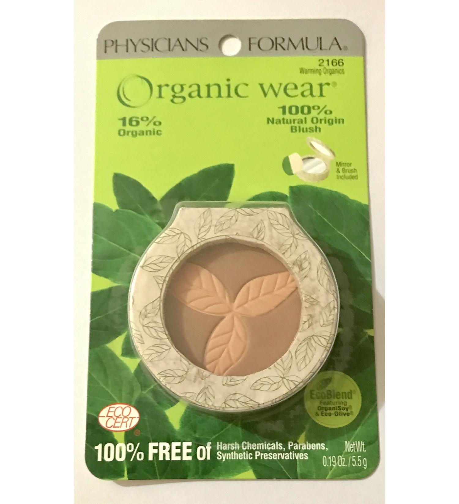 Physicians Formula Organic Wear Blush  Warming .02 oz Green