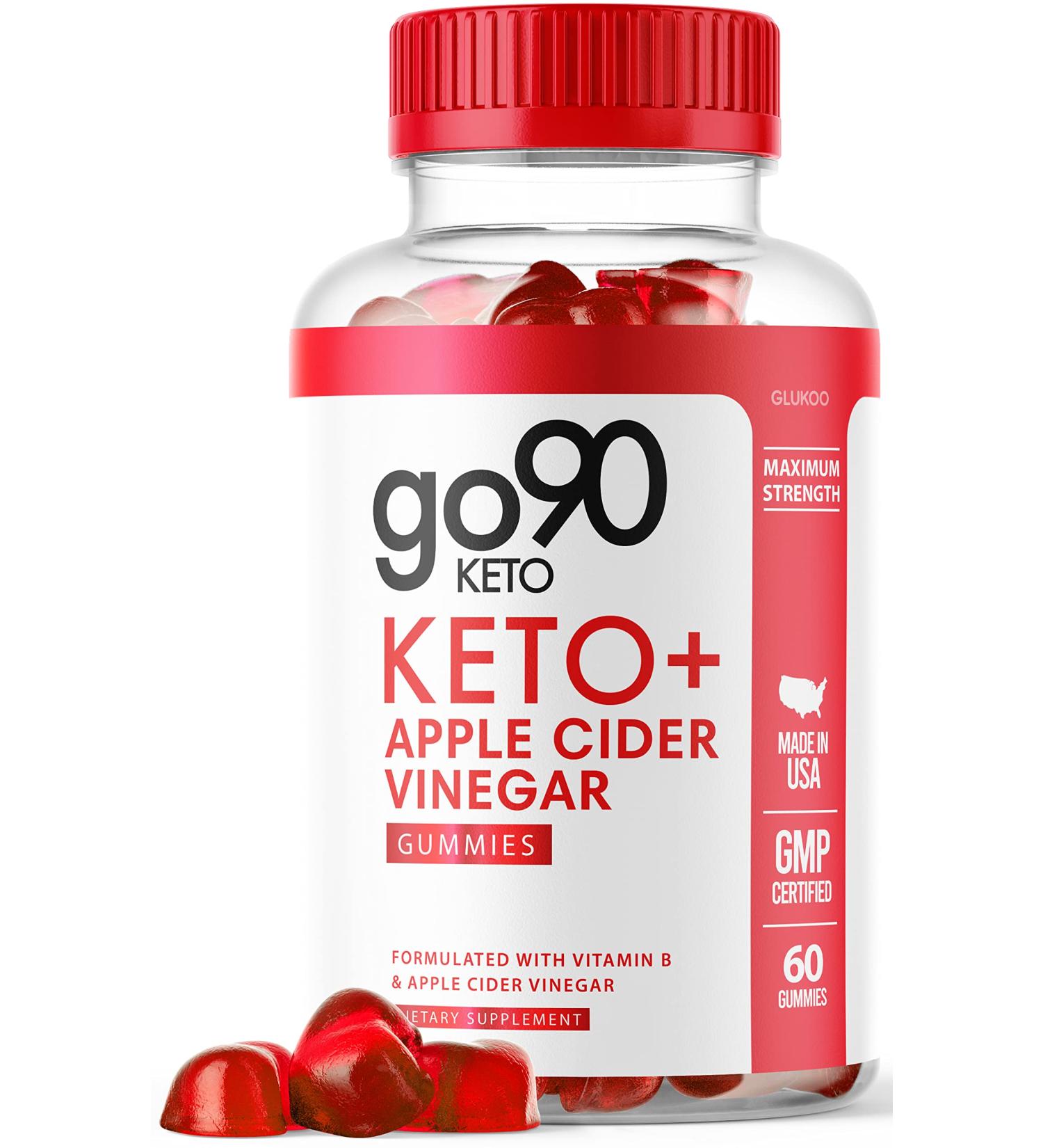 Go90 Keto ACV Gummies - Apple Cider Vinegar Gummies for 30-Day Supply - Buy Online on GoSupps.com