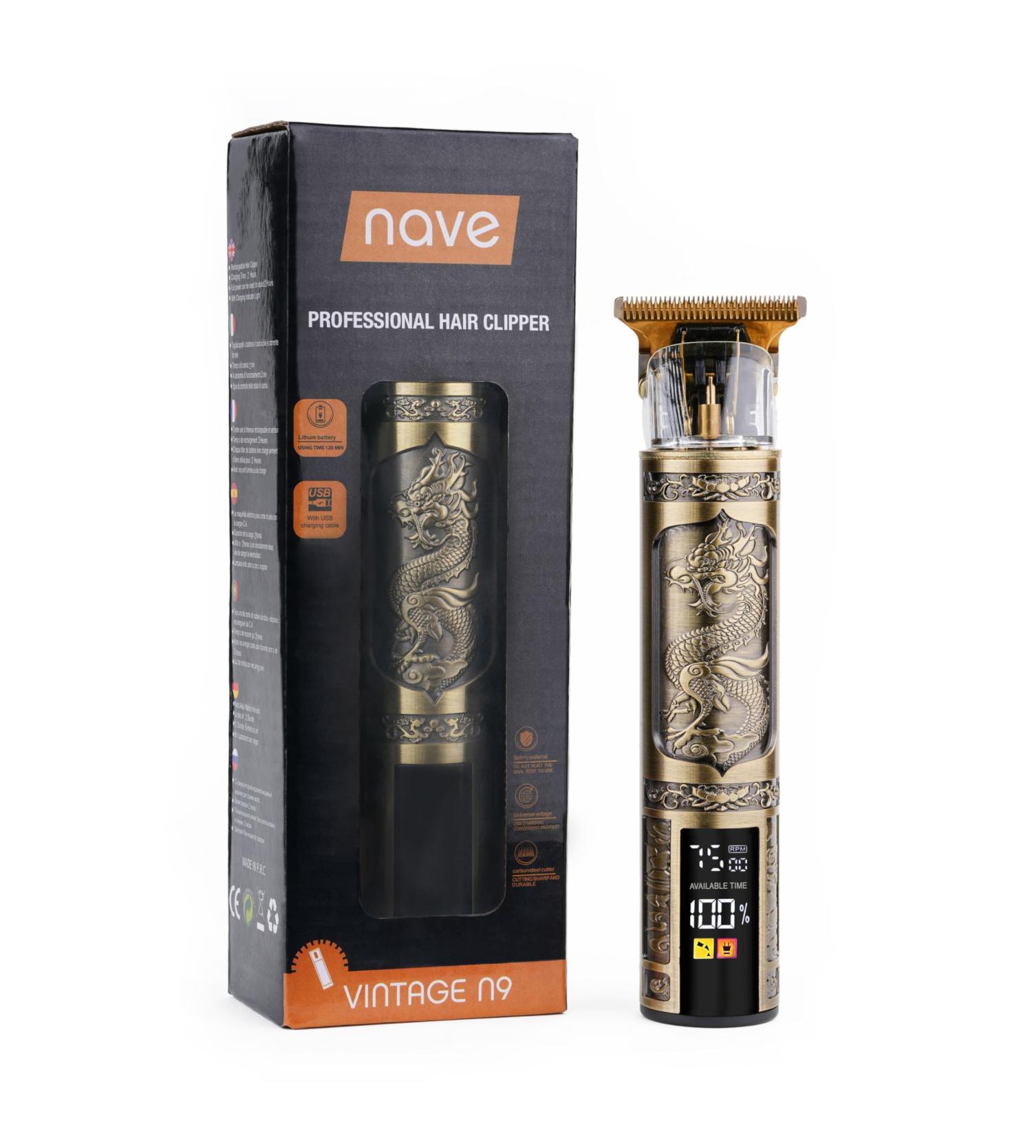 Nave Beard & Hair Trimmer for Men - Rechargeable Electric Razor Cordless Clippers Perfect Grooming Gift for Husband & Father - Buy Online on GoSupps.com