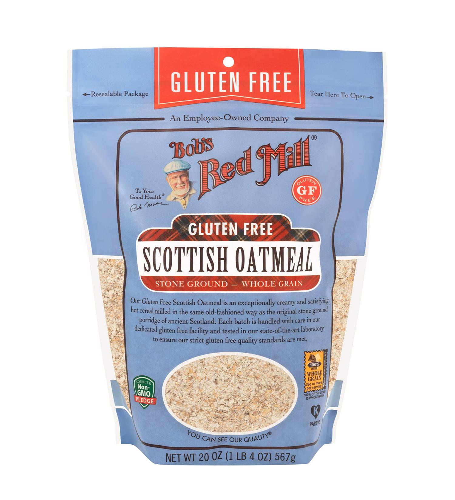 Bob's Red Mill Scottish Oatmeal - Gluten Free Whole Grain 20 oz (567 g) - Buy Online on GoSupps.com