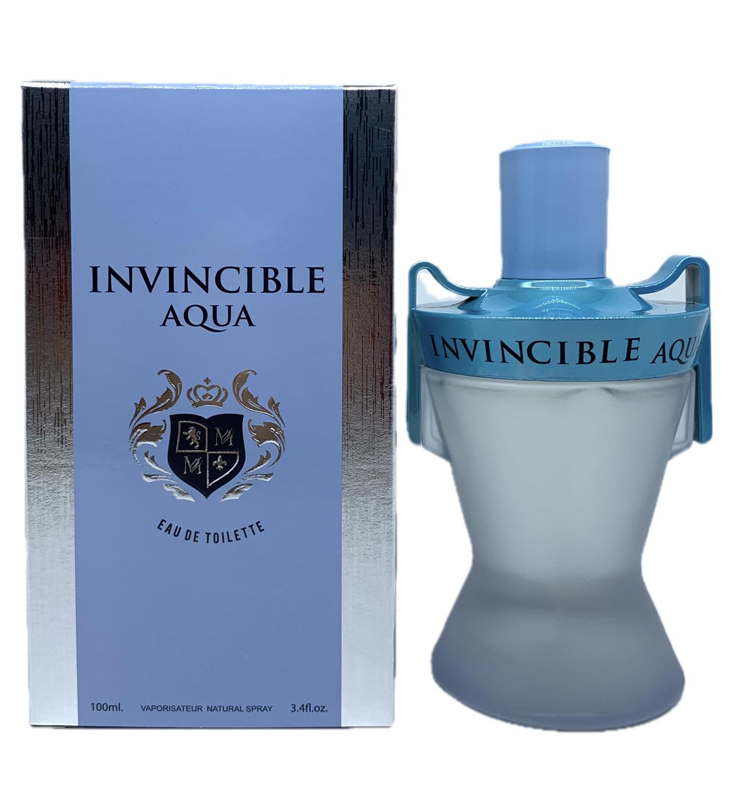 Invincible Aqua Men's Cologne 3.4 Fl. Oz. Eau de Toilette Spray - Buy Online on GoSupps.com