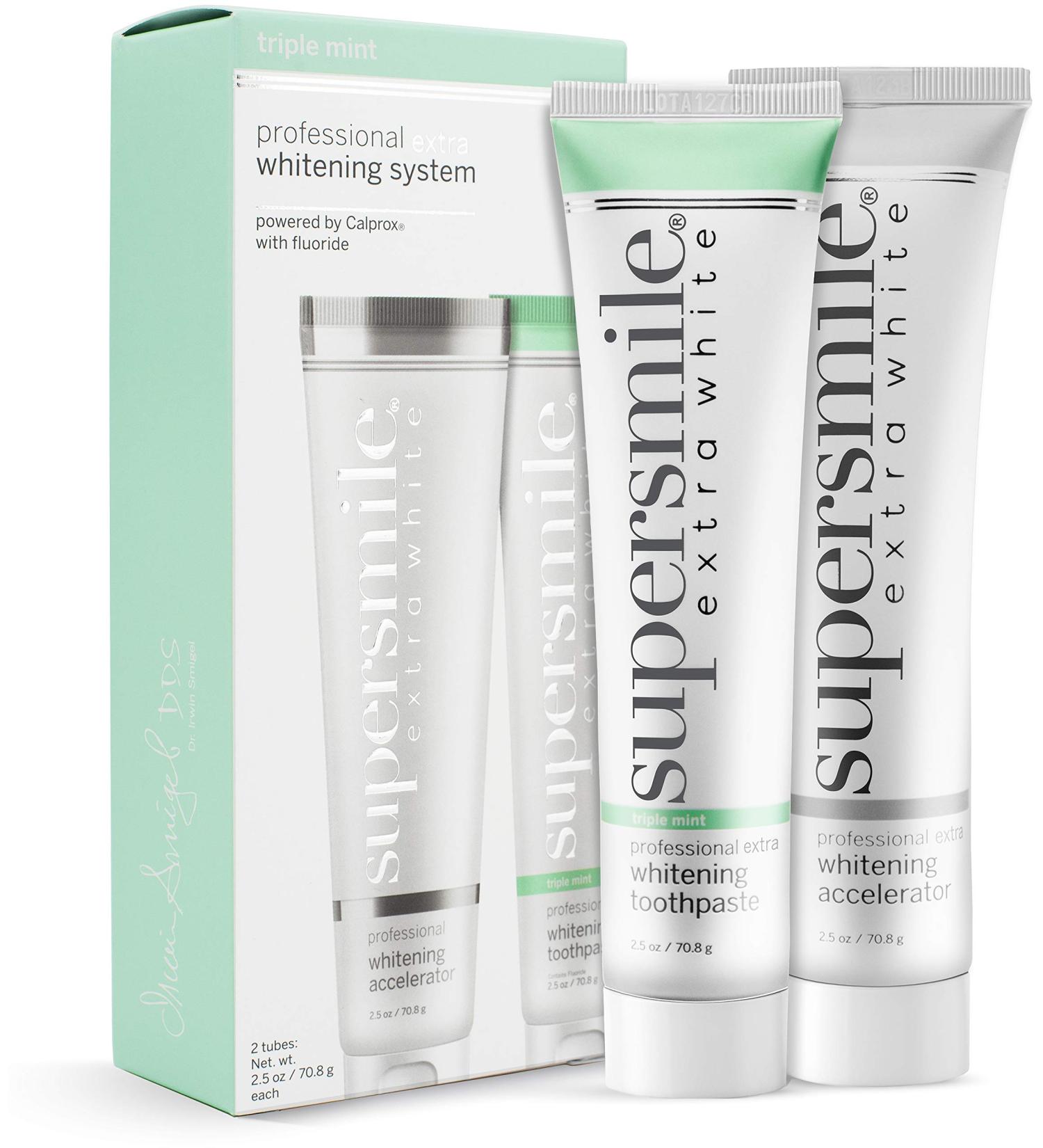 Supersmile Extra White Teeth Whitening System - 2 Count Pack for Ultimate Whitening - Buy Online on GoSupps.com