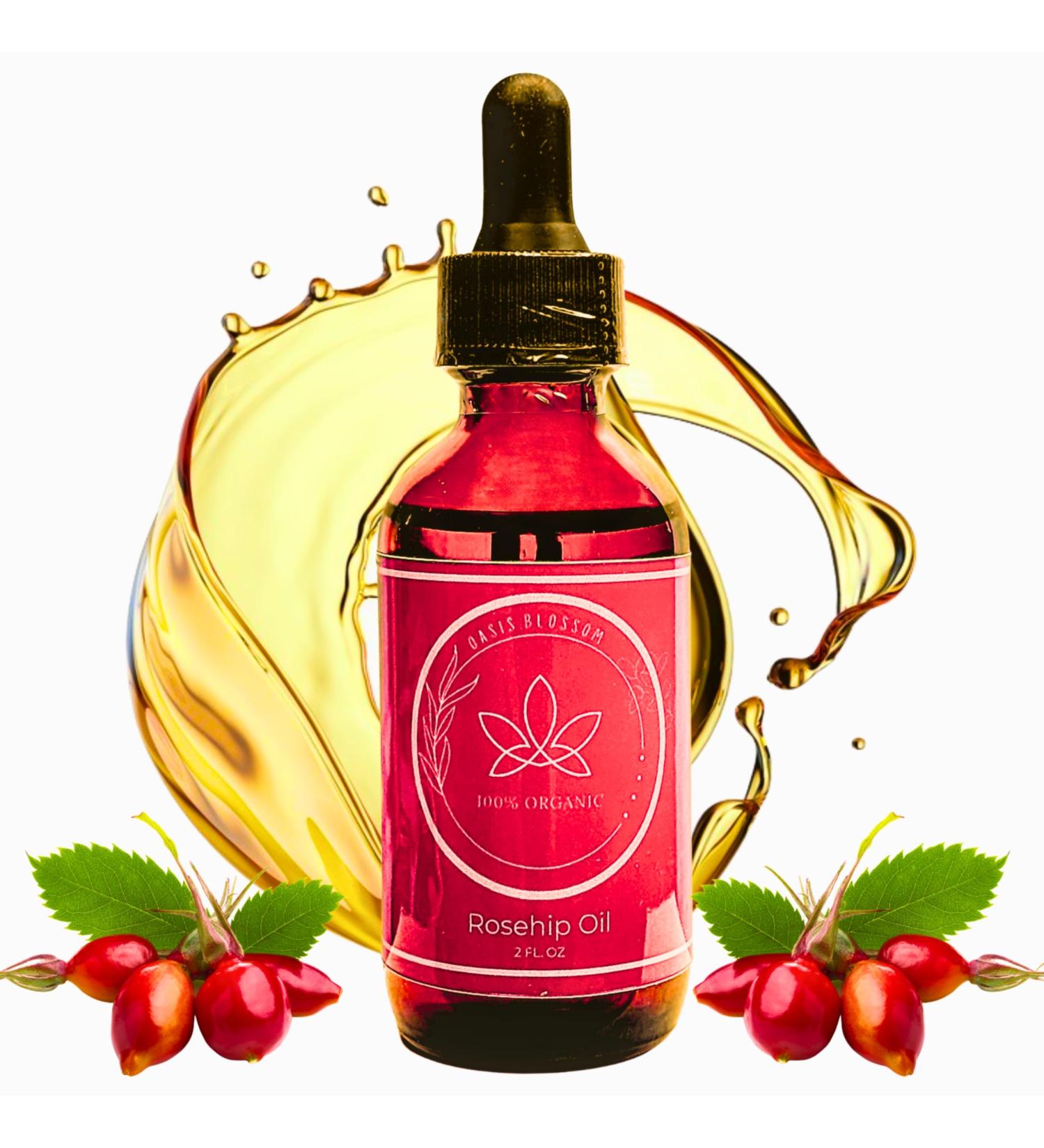 100% Pure Organic Rosehip Oil for Face Skin & Hair | Cold Pressed & Unrefined | Hydrating Anti-Aging | 2 Fl Oz - Shop Now - Buy Online on GoSupps.com