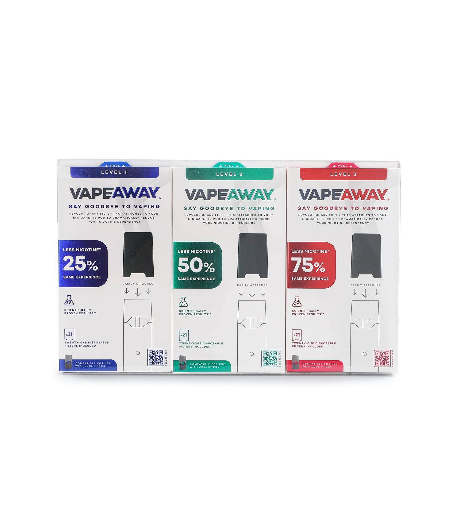 VapeAway System: Quit Nicotine & Vaping with JUUL - Reduce Toxins by 25-100% | Curbs Cravings, Same Experience! - Buy Online on GoSupps.com