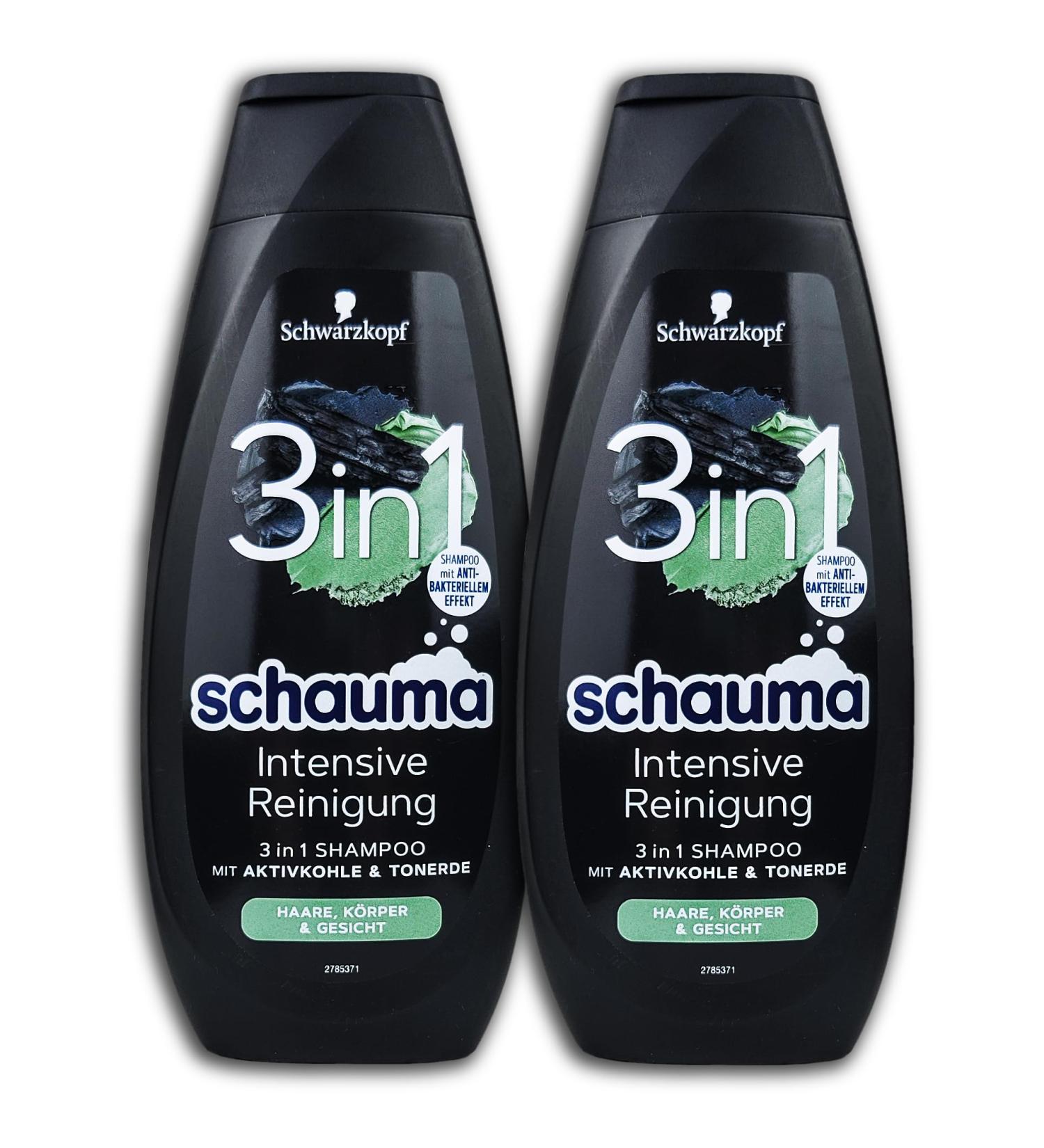 Schauma Schauma 3-in-1 Intensive Cleansing Shampoo 2 x 400 ml