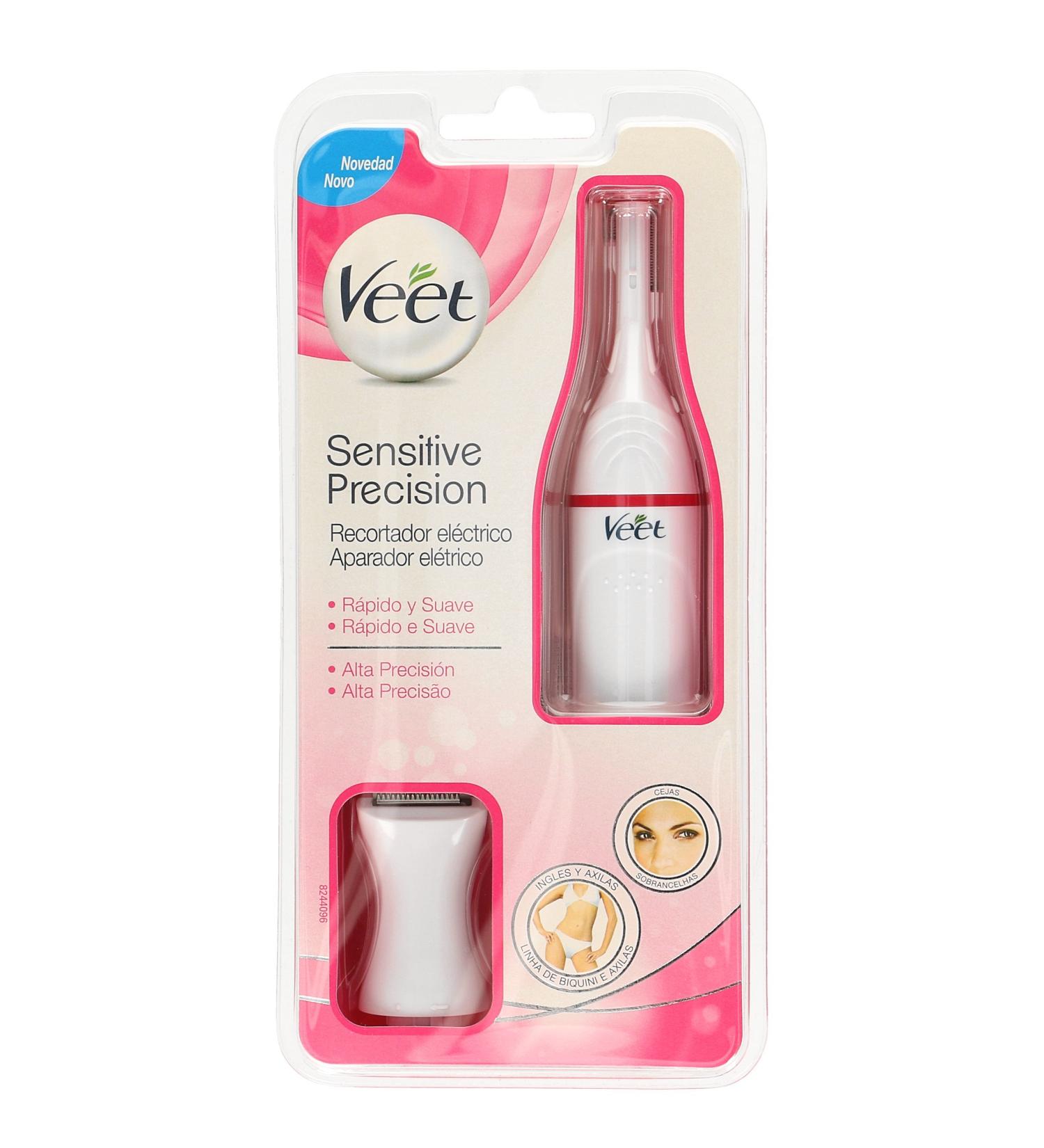 Veet Sensitive Precision Beauty Styler - Face & Body Precision Trimmer with 2 Attachments | International Shipping Available - Buy Online on GoSupps.com