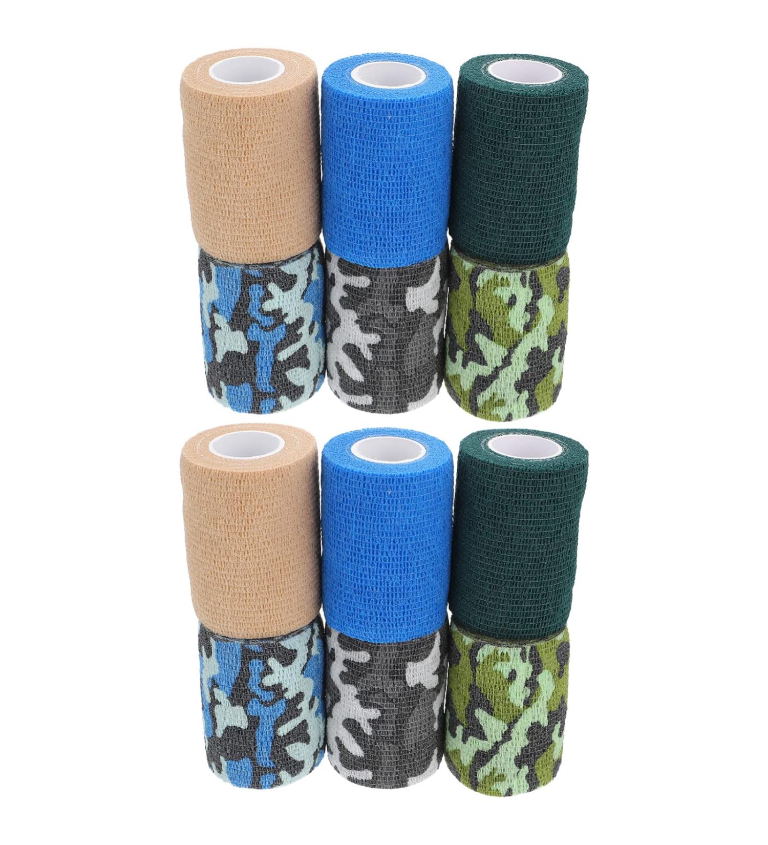 Buy White Duct Tape 12PCS - Flexible Stretch Tape for Sports Injuries | Non-Woven 7.5cm x 4.5m - Buy Online on GoSupps.com