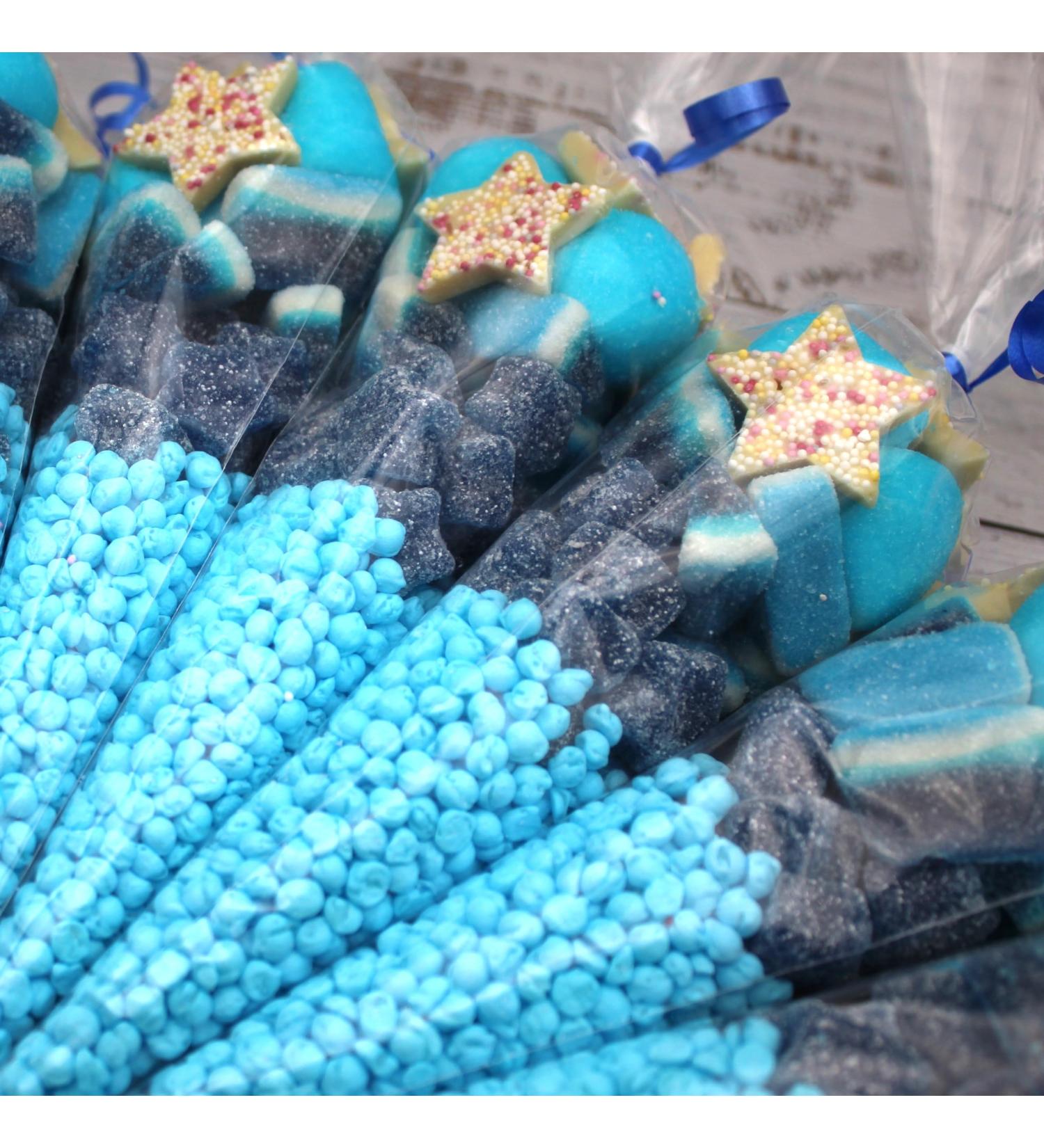 Prefilled Sweet Shop Made Blue Sweet Cone - Buy Online on GoSupps.com